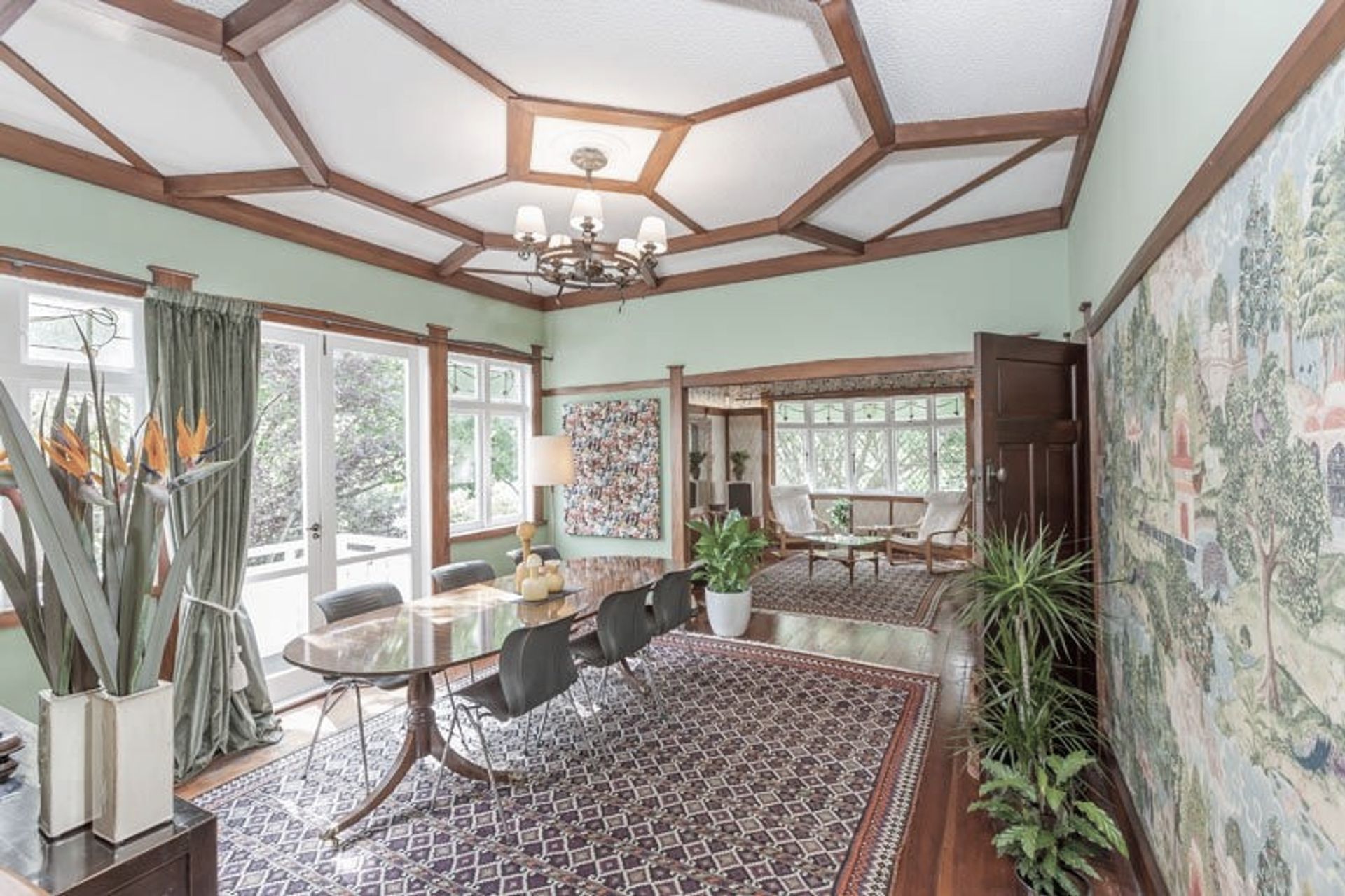 A room with character needs a wallpaper with equal character and attitude