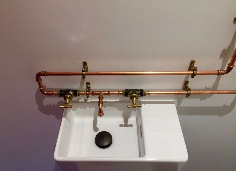 Freeport Bayfair - Bathroom custom copper sink