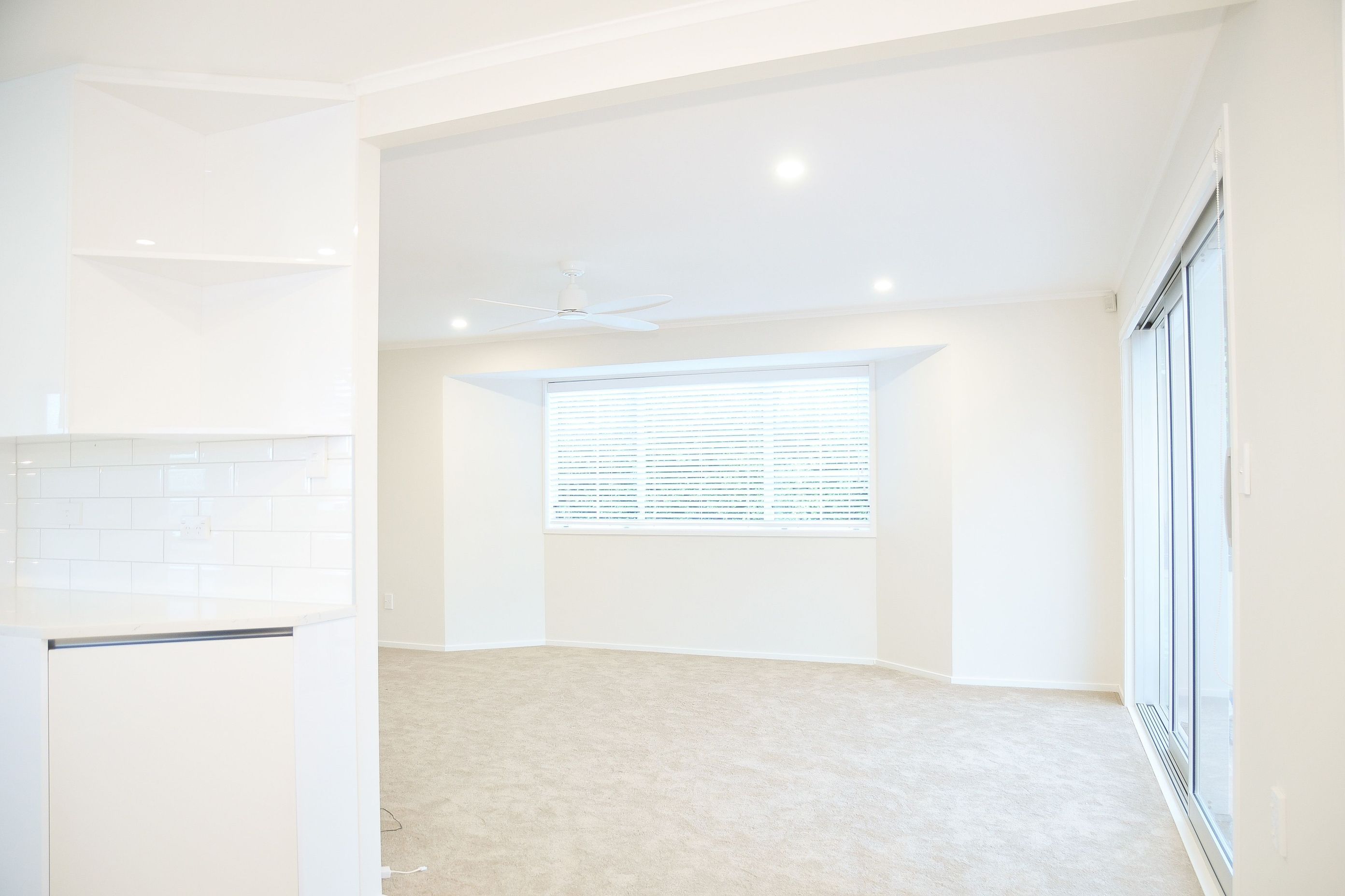 Flooring changed throughout the house. The entire house was plastered and re-painted. 