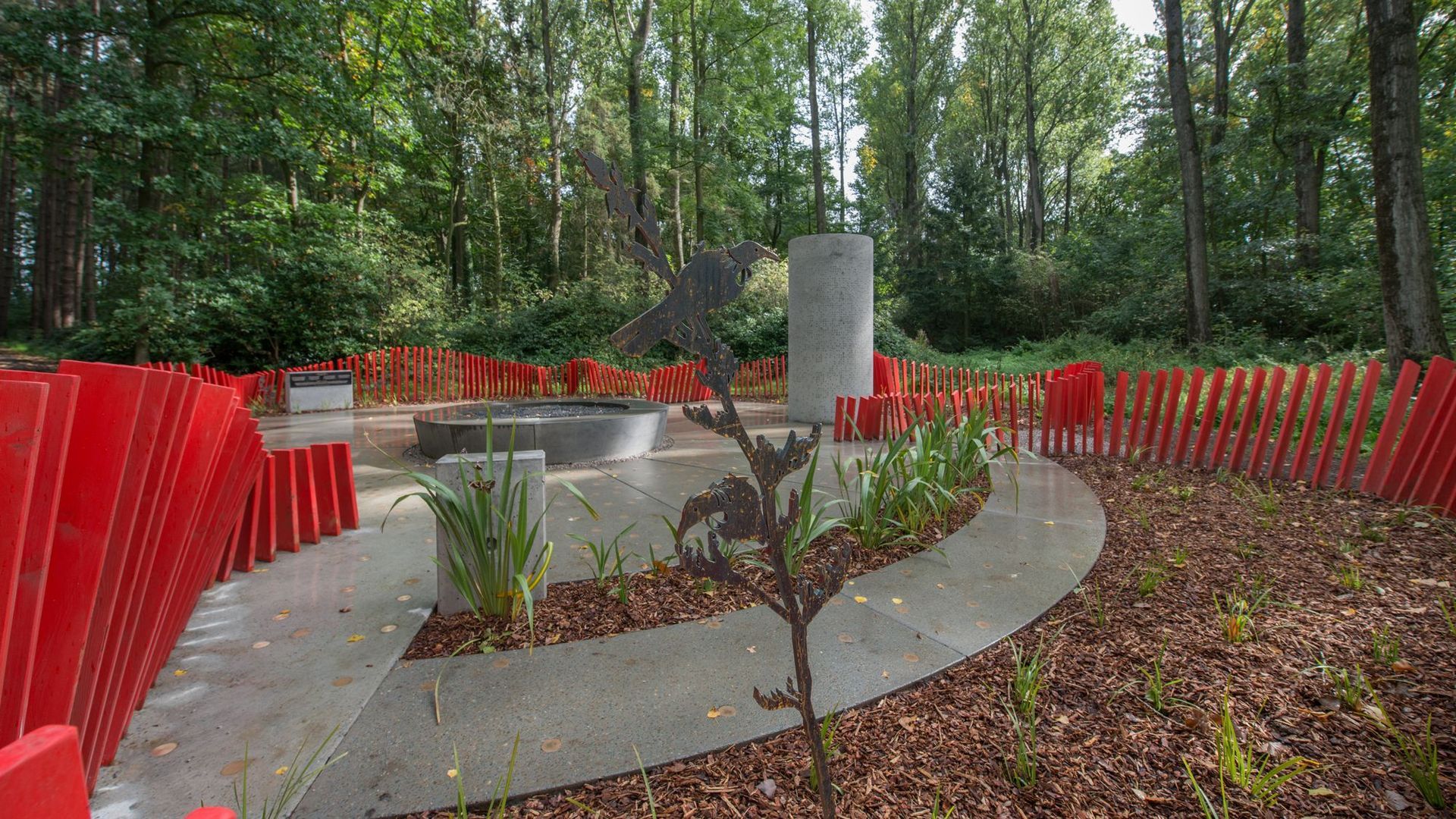 Passchendaele Memorial Garden banner