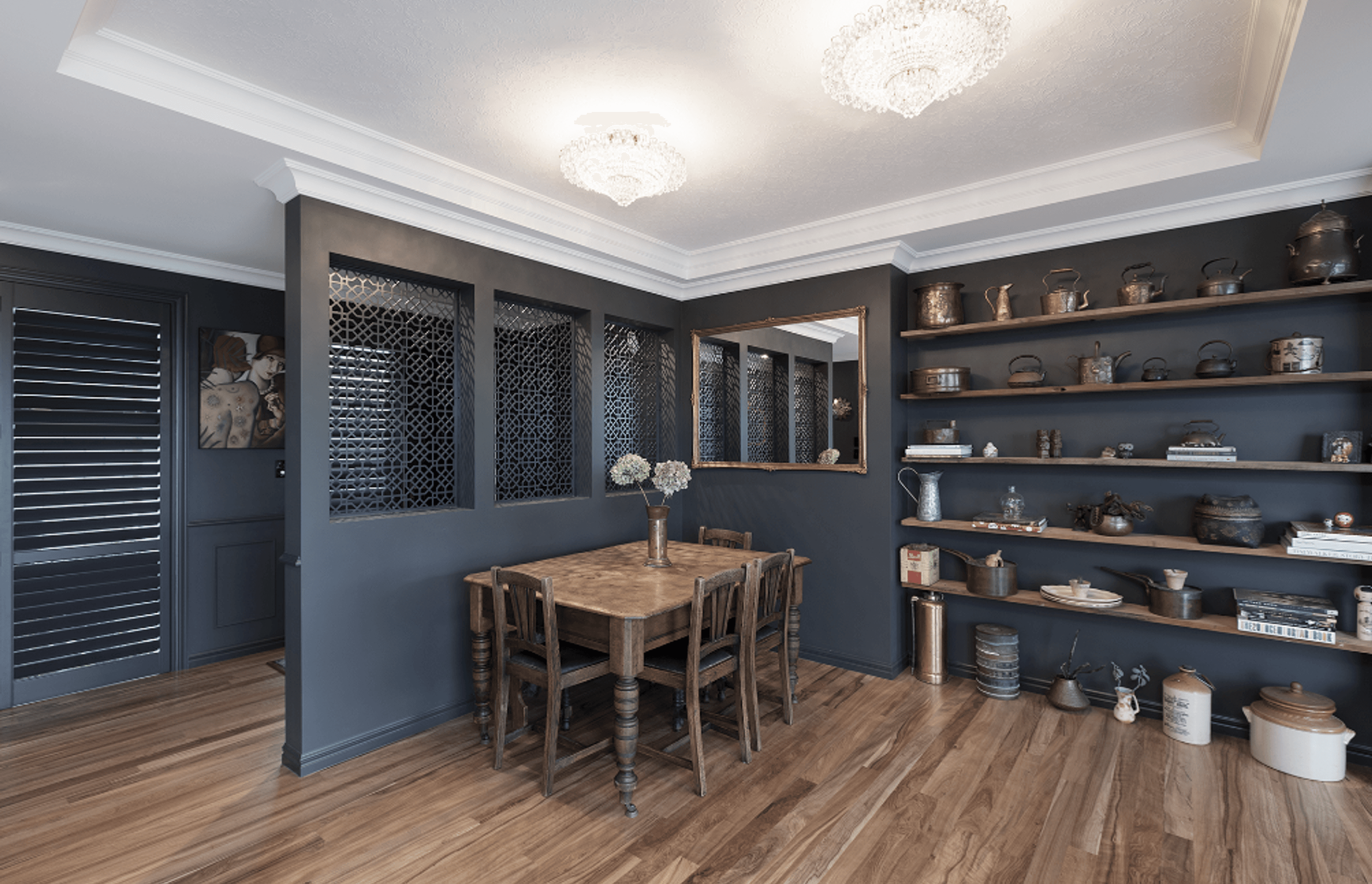 Solid timber flooring Black Marie Bona natural finish