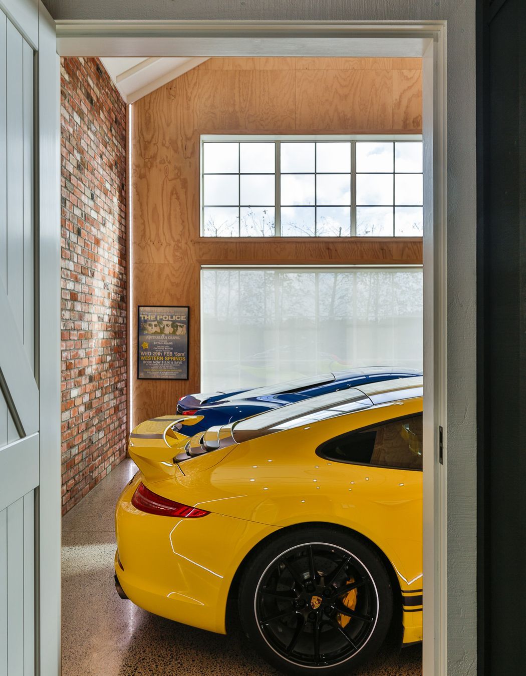 One of the entrances into the garage.