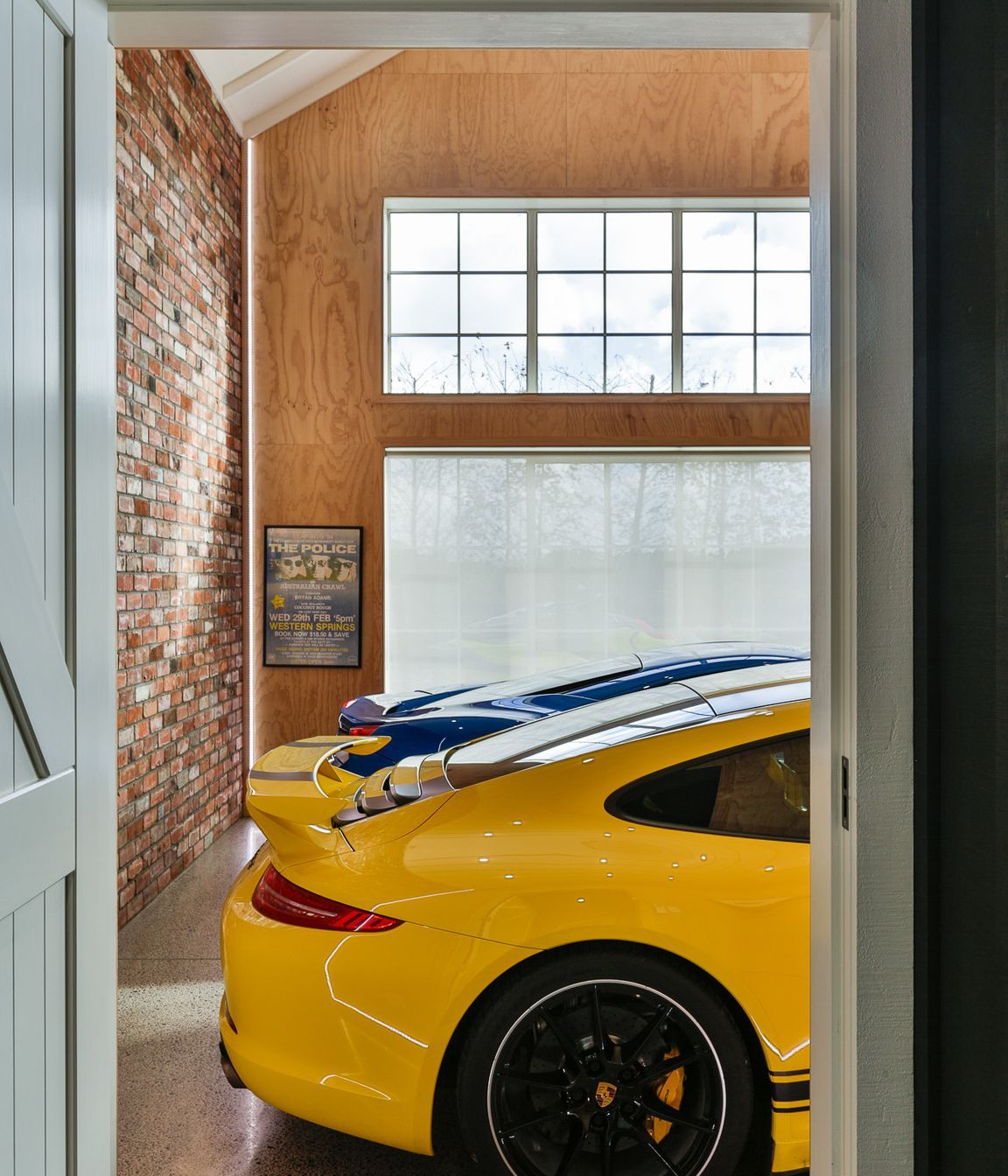 One of the entrances into the garage.