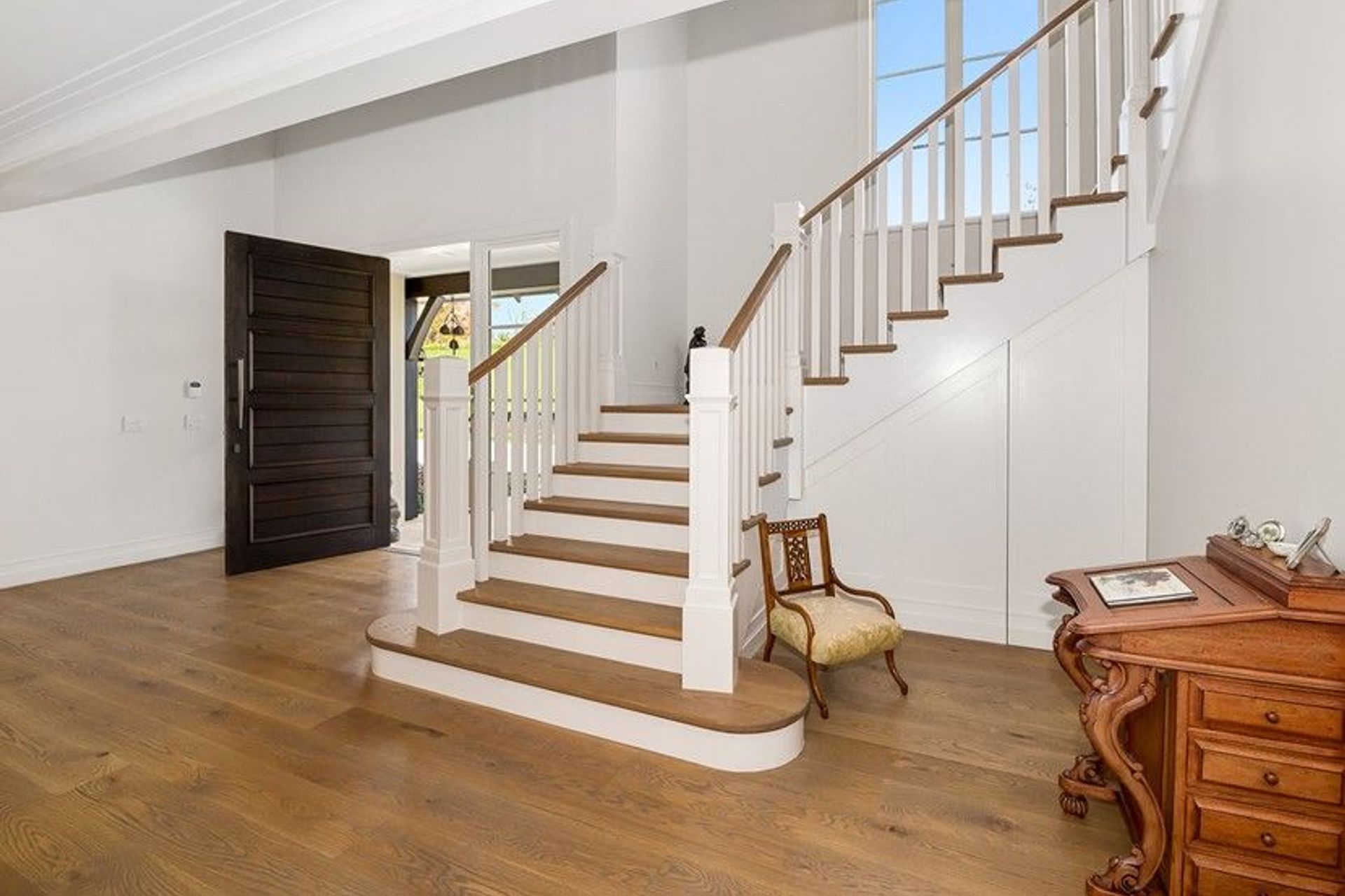 Grace Hill Estate - Rustic Grade Solid American White Oak Flooring finished w/ Tover oil in 'Whiskey'