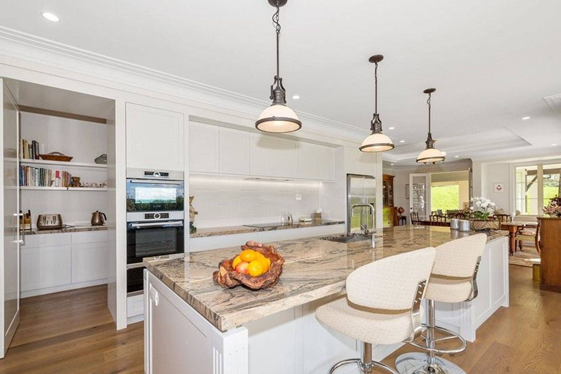 Grace Hill Estate - Rustic Grade Solid American White Oak Flooring finished w/ Tover oil in 'Whiskey'