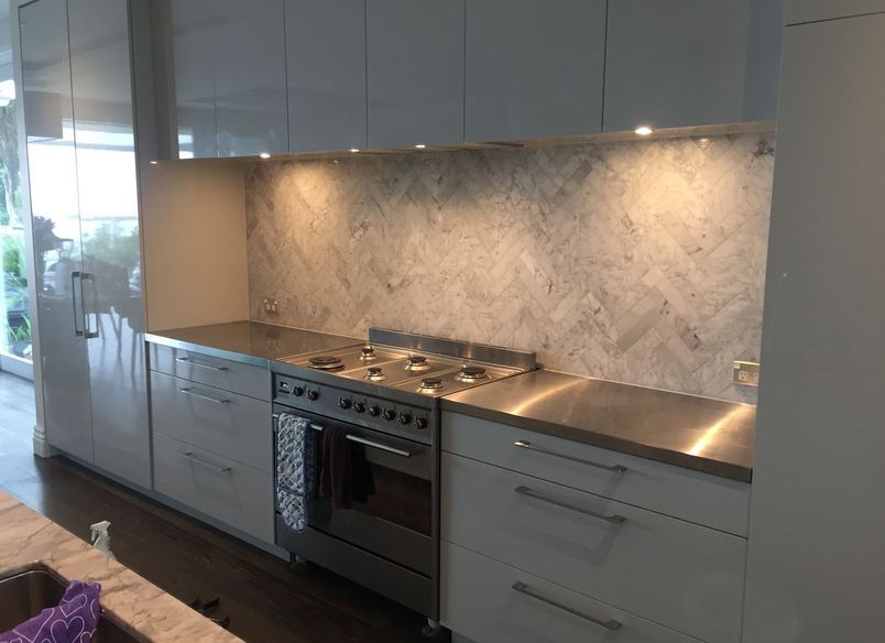 Grey Kitchen Splashback