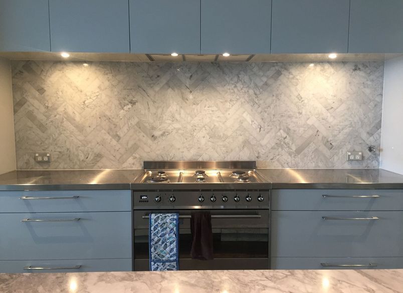Grey Kitchen Splashback