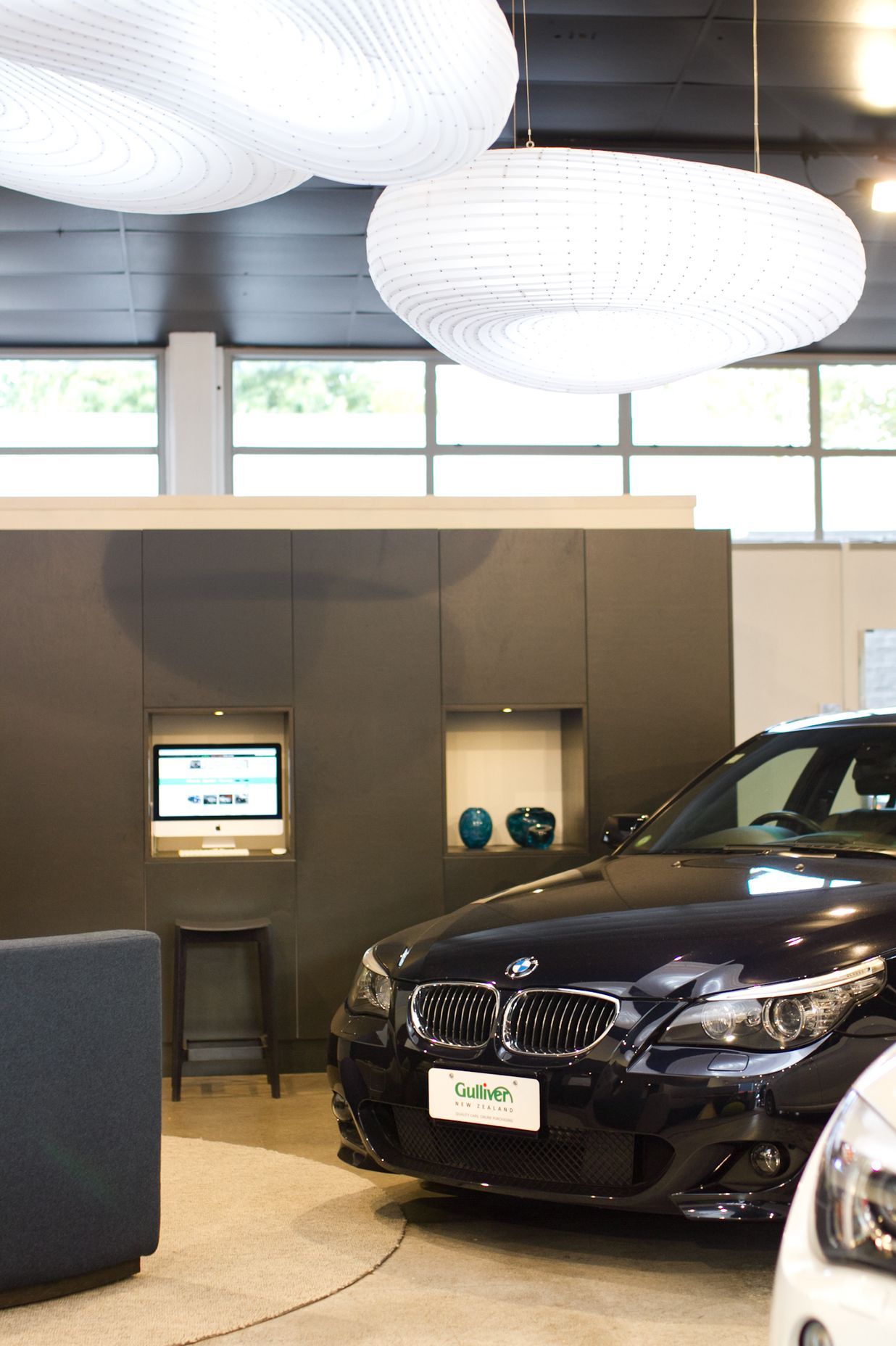 With European and Japanese marques on offer in the showroom it was important that the surroundings complement the product without overshowing it.