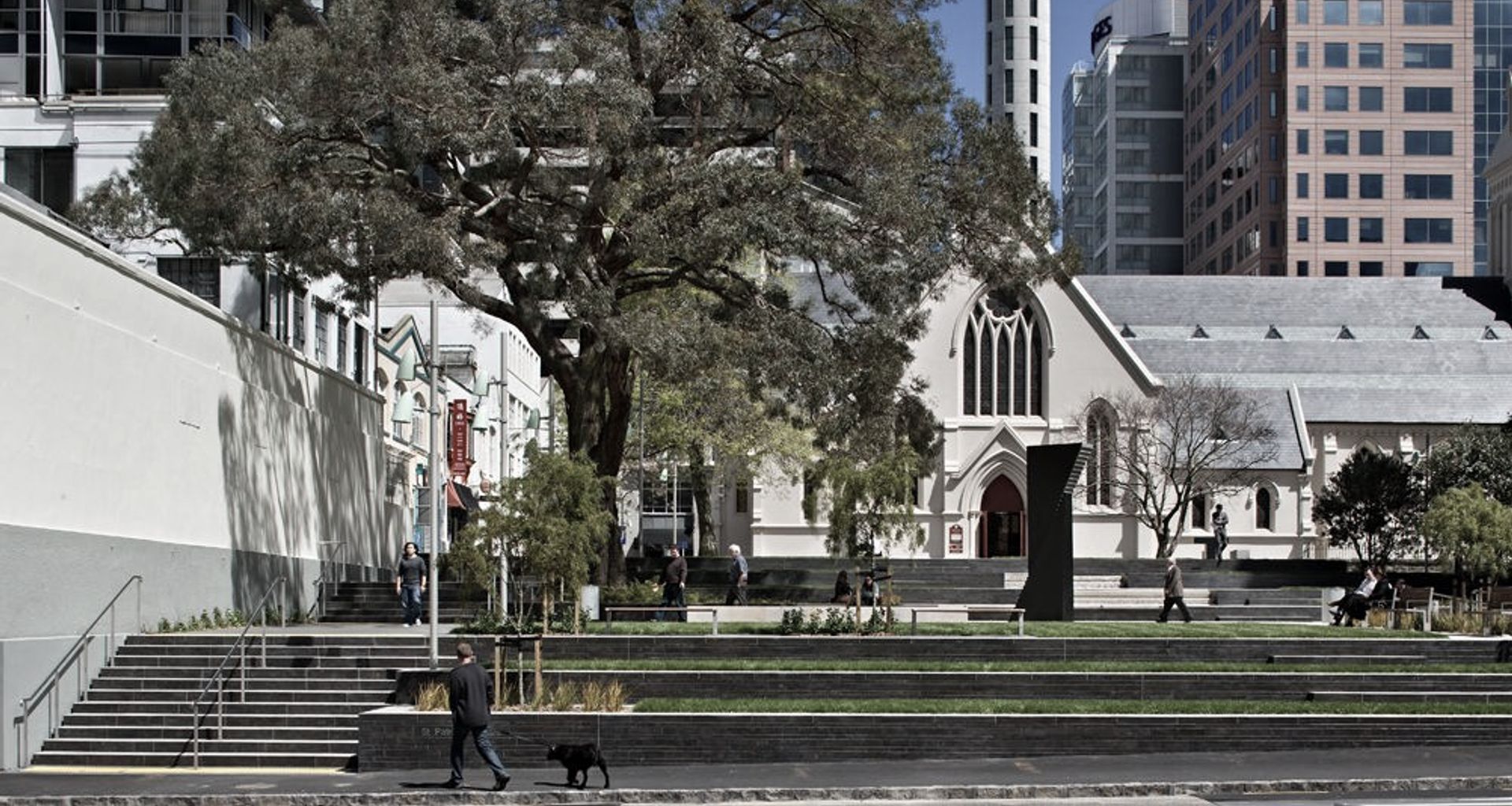 St Patrick’s Square banner