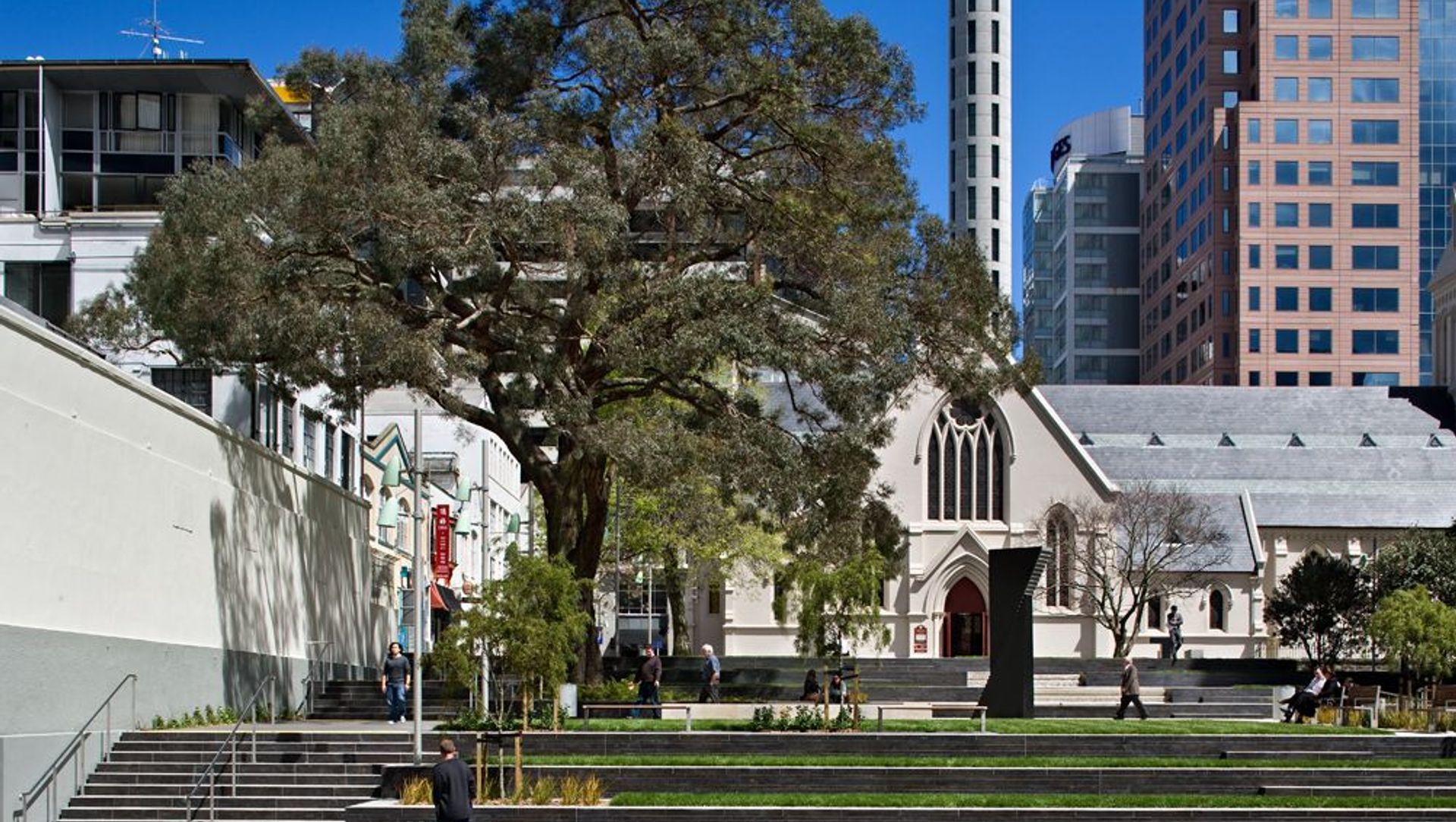 St Patrick’s Square banner