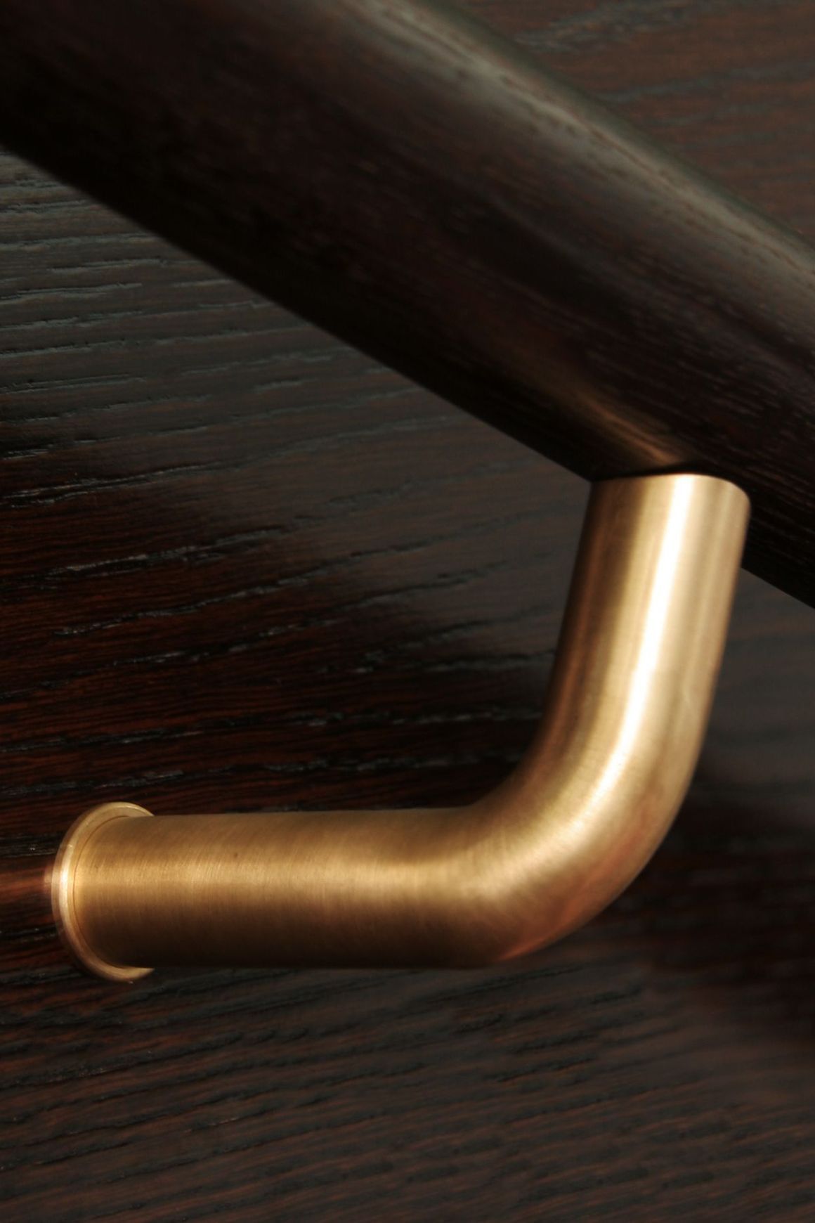 HB590 Plain Solid Bronze Stair Rail Bracket | Handrails
