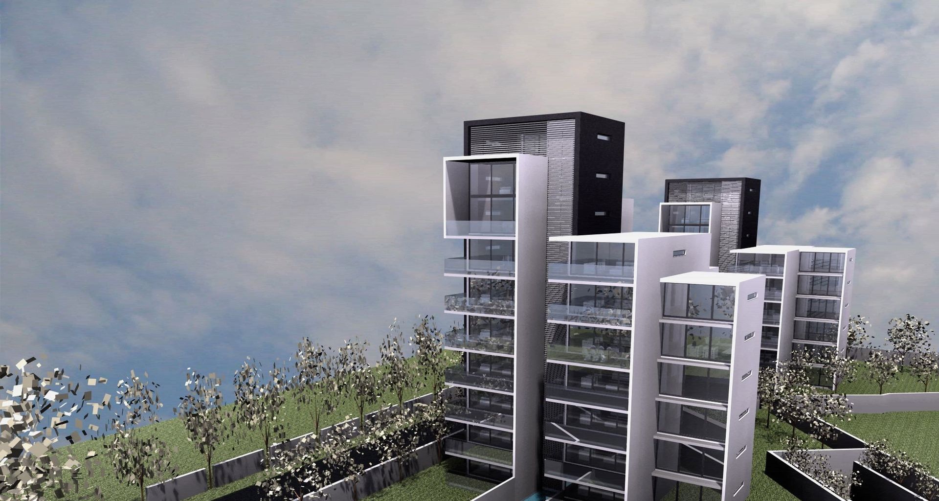 Hagley Towers banner