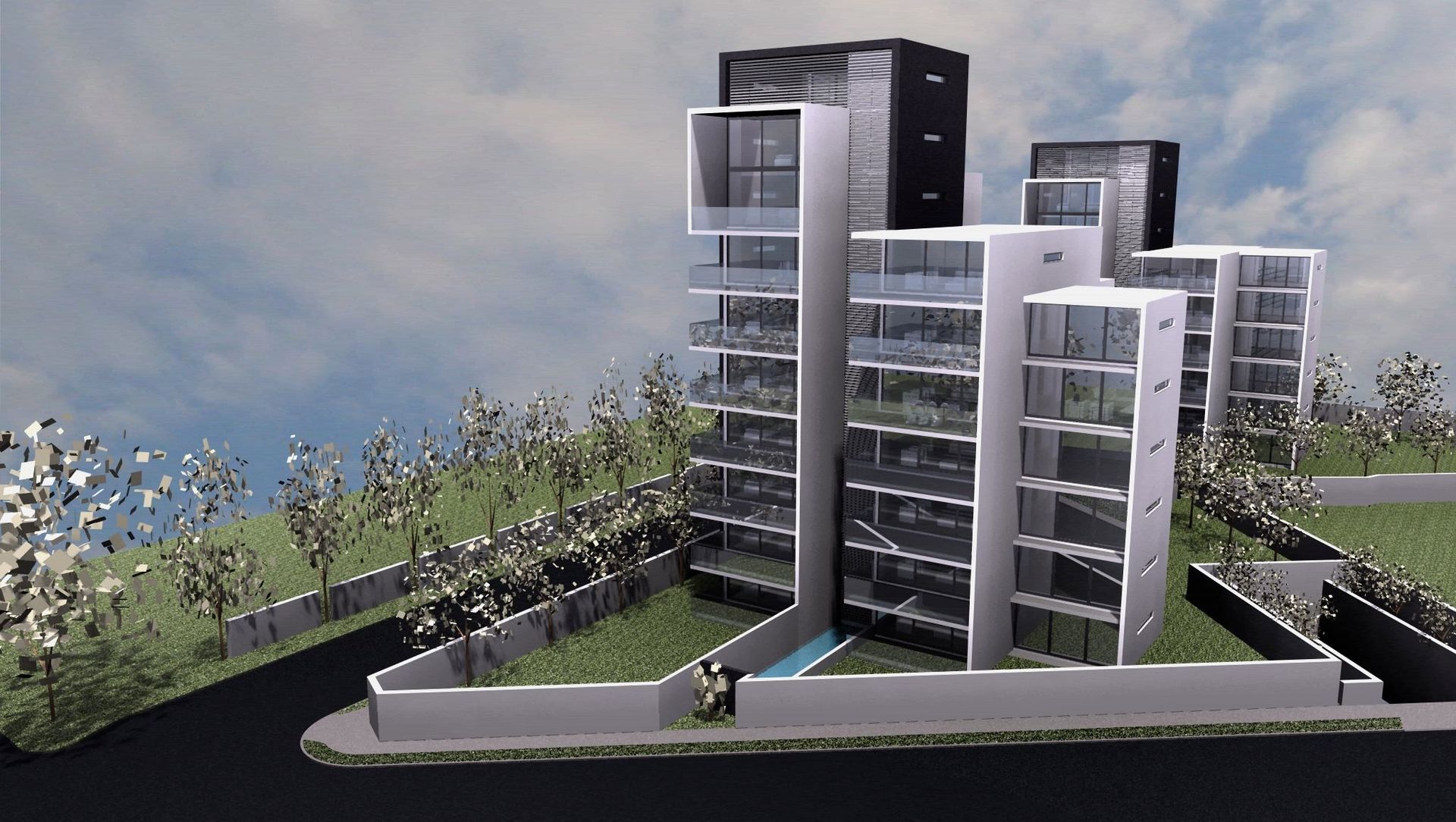 Hagley Towers banner