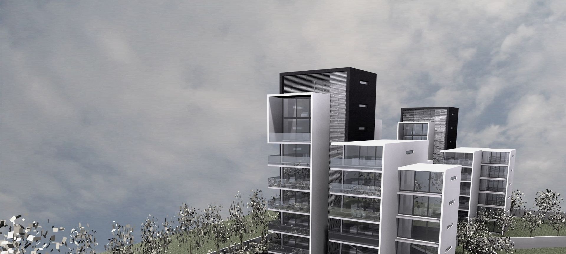 Hagley Towers banner