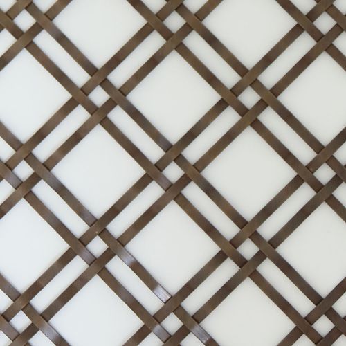 Oxford Hand Woven Double Diamond Plain Grille