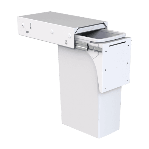 Soft Close Bin Storage - 1 x 40 litre buckets - Door Pull