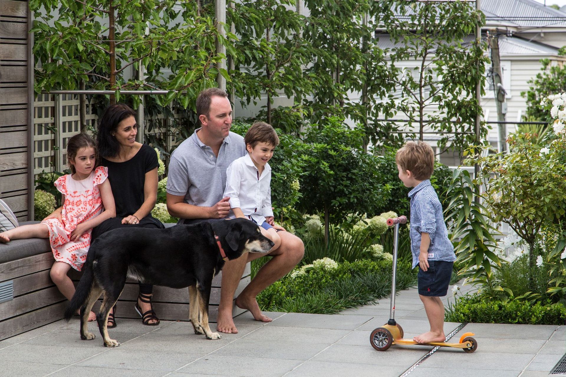 Stepping out of a suit and into the garden - Deighton is a fantastic gardener