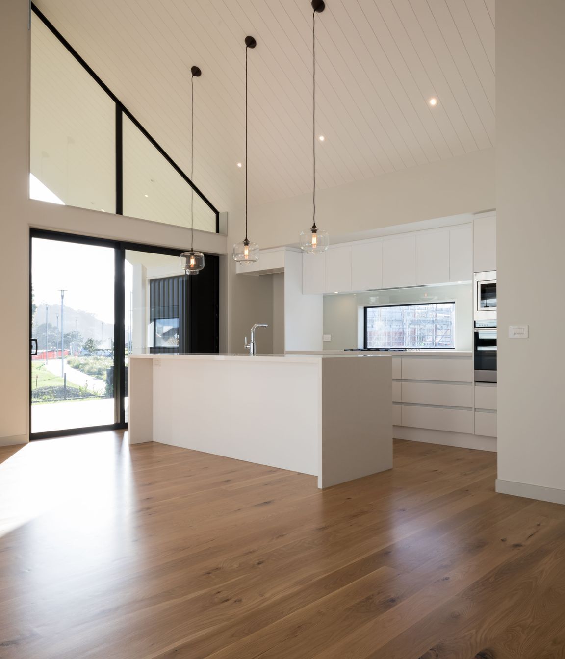 Hobsonville Home II - Solid American White Oak Flooring finished w/ Waterborne Polyurethane