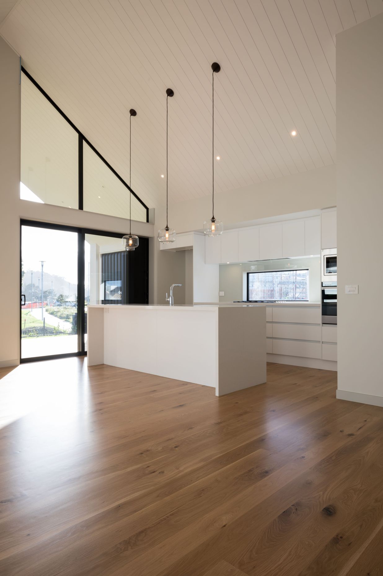 Hobsonville Home II - Solid American White Oak Flooring finished w/ Waterborne Polyurethane