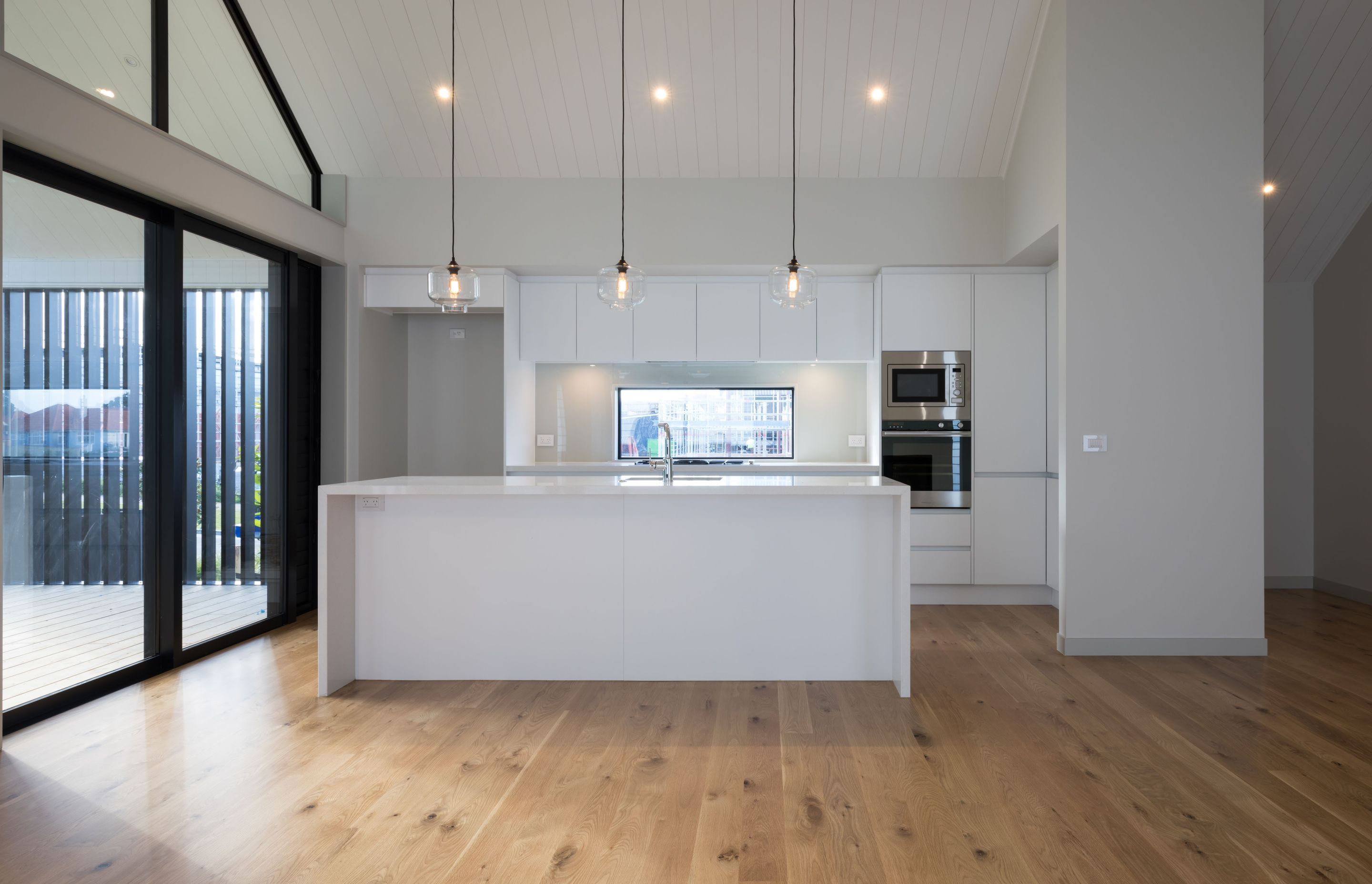 Hobsonville Home II - Solid American White Oak Flooring finished w/ Waterborne Polyurethane