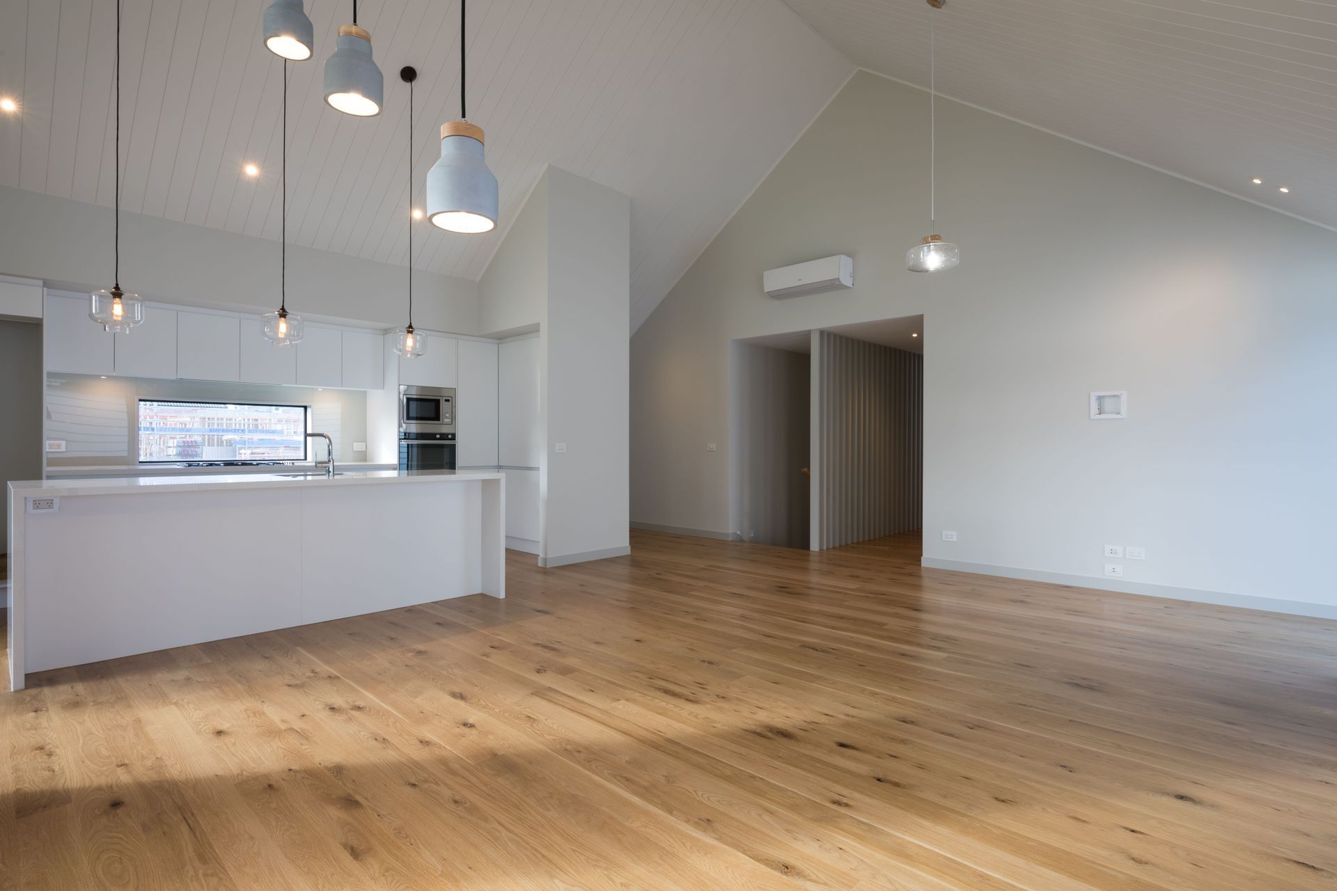 Hobsonville Home II - Solid American White Oak Flooring finished w/ Waterborne Polyurethane