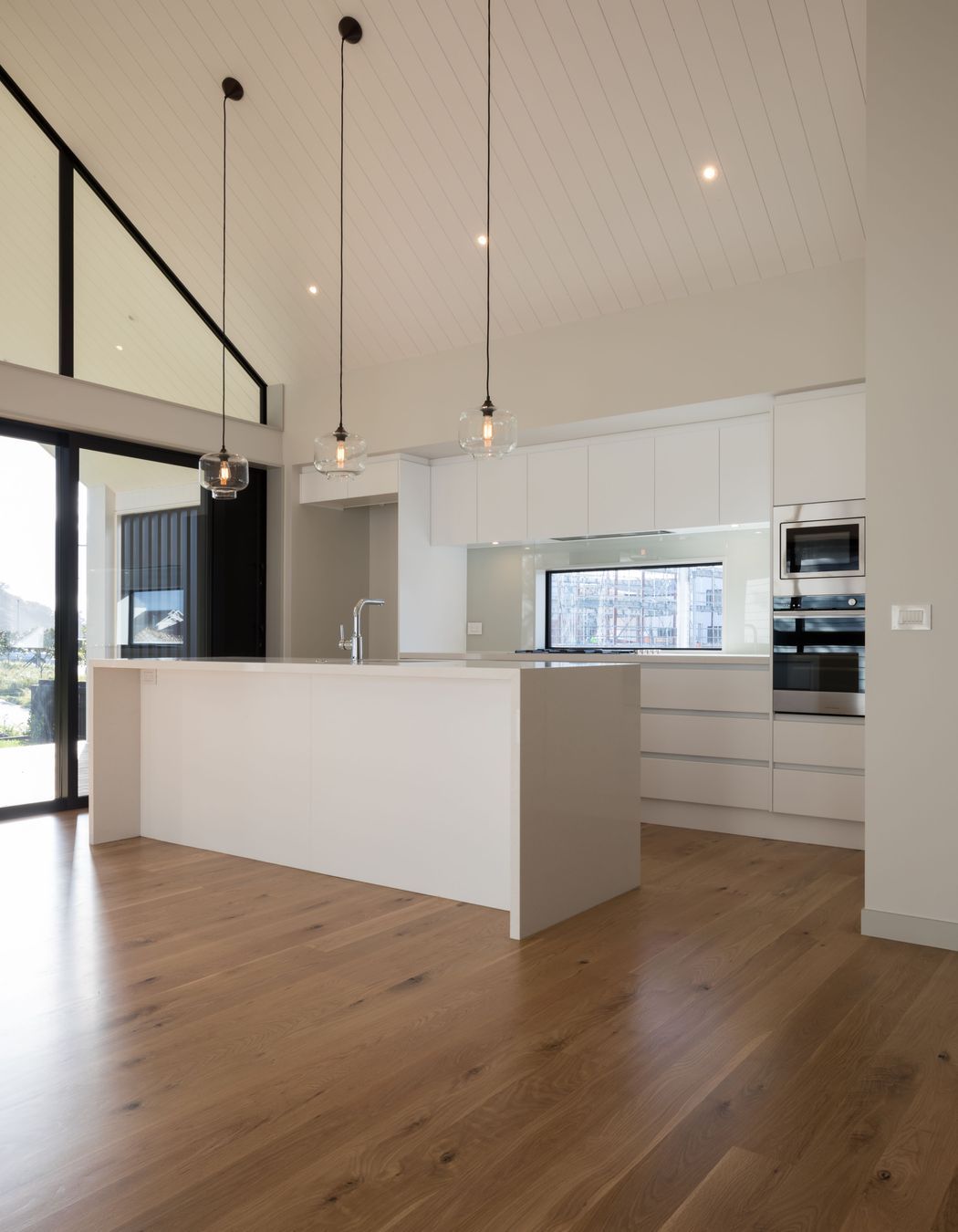 Hobsonville Home II - Solid American White Oak Flooring finished w/ Waterborne Polyurethane