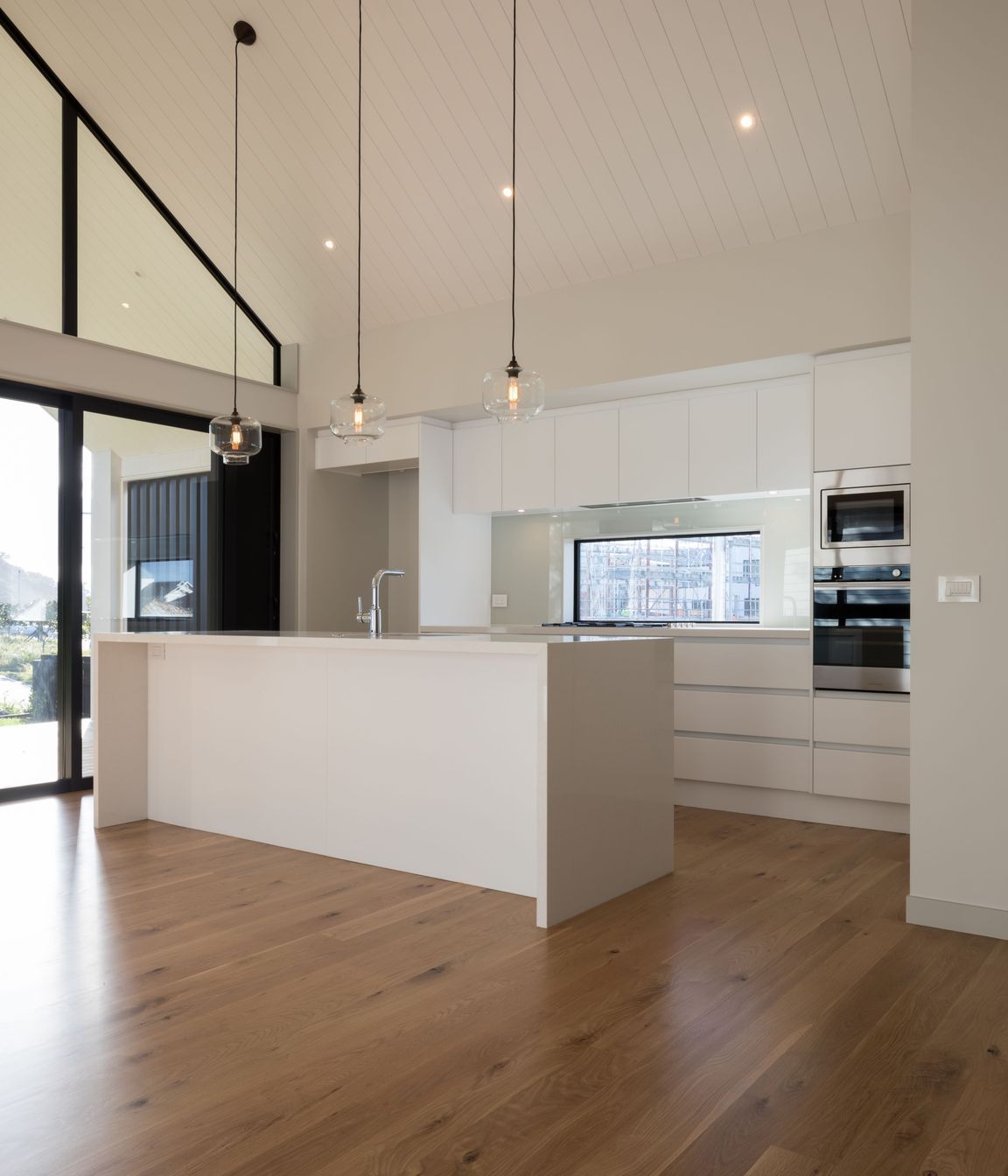 Hobsonville Home II - Solid American White Oak Flooring finished w/ Waterborne Polyurethane
