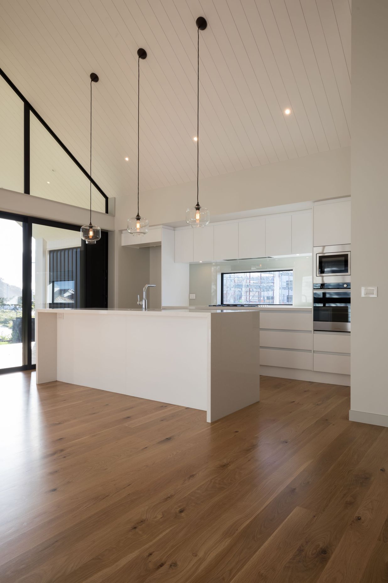 Hobsonville Home II - Solid American White Oak Flooring finished w/ Waterborne Polyurethane