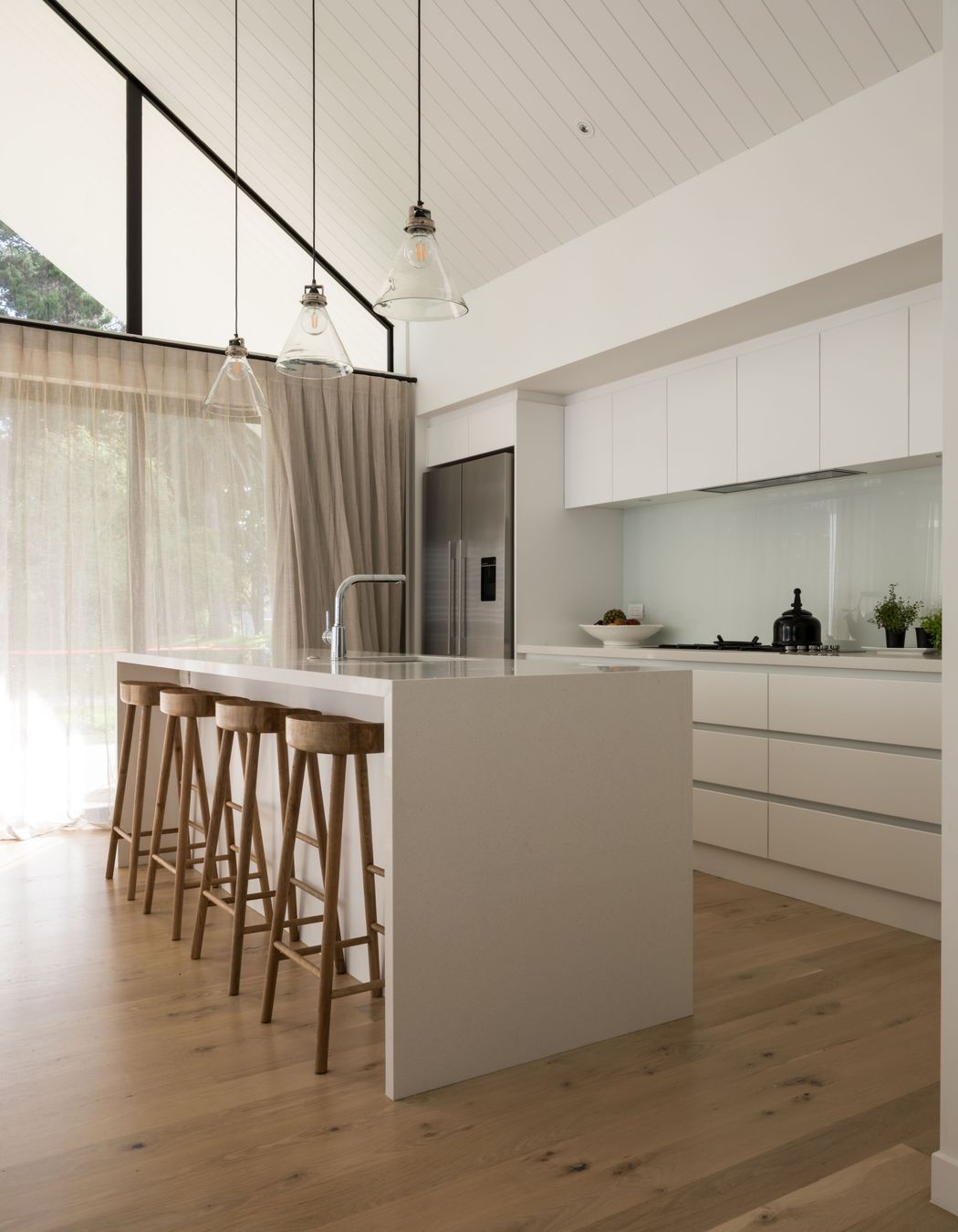 Hobsonville Home III - Solid American White Oak Flooring finished w/ Waterborne Polyurethane