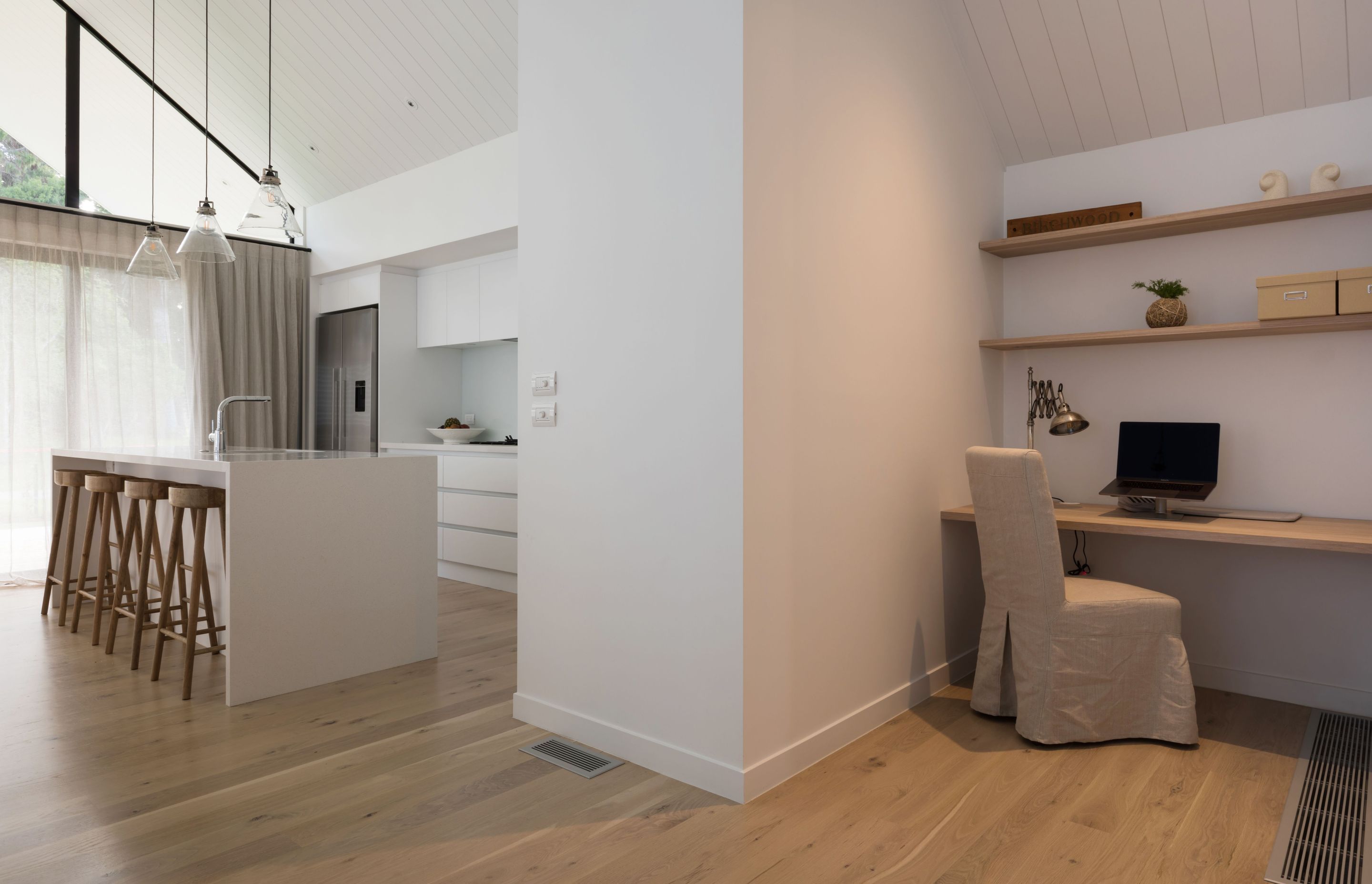 Hobsonville Home III - Solid American White Oak Flooring finished w/ Waterborne Polyurethane