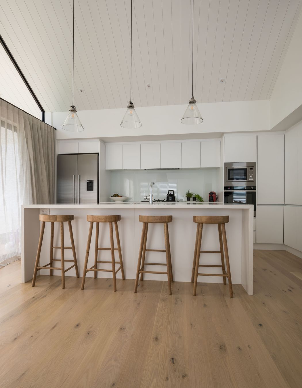 Hobsonville Home III - Solid American White Oak Flooring finished w/ Waterborne Polyurethane