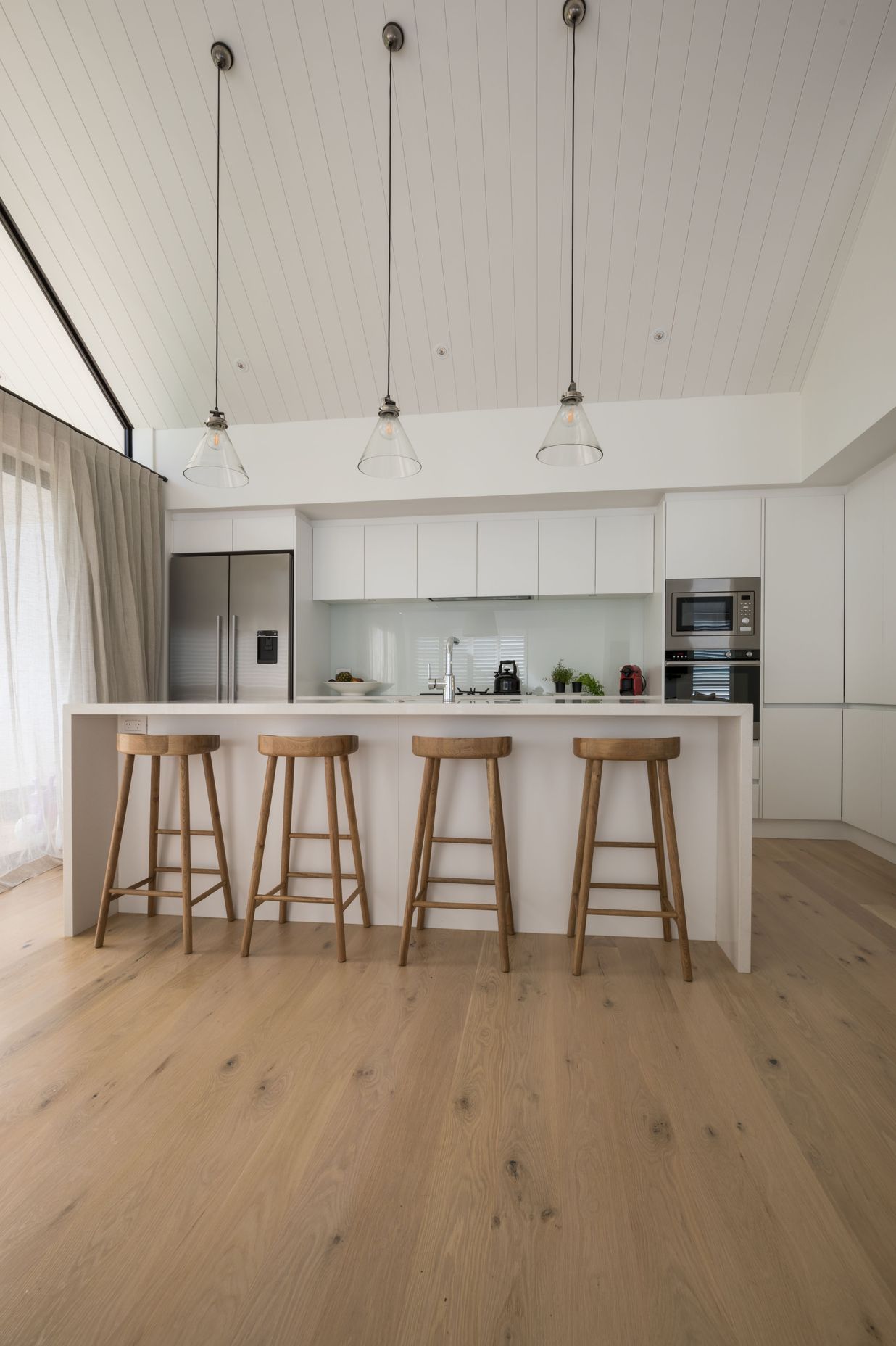 Hobsonville Home III - Solid American White Oak Flooring finished w/ Waterborne Polyurethane