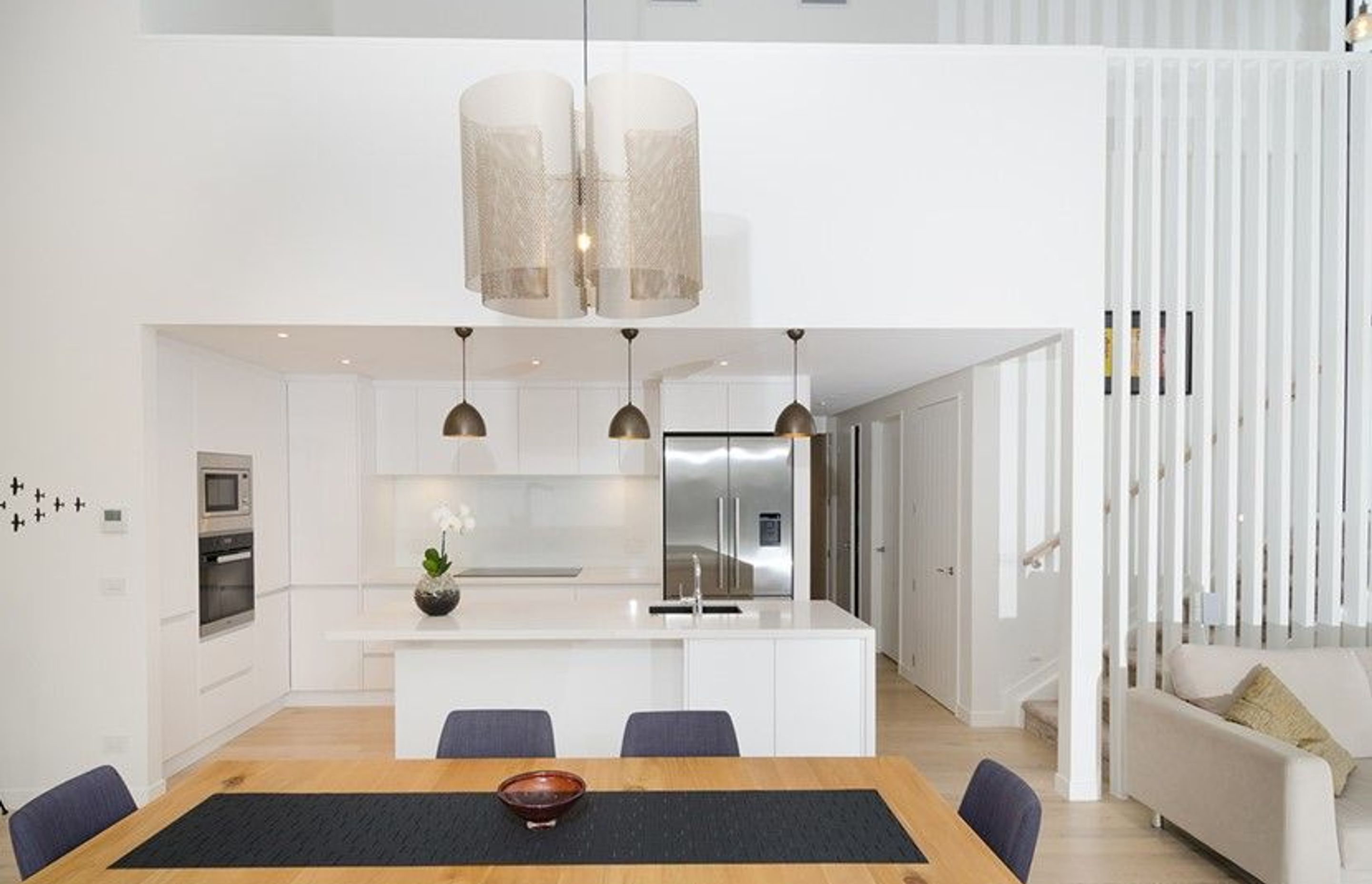 Hobsonville Pt Home - Solid American White Oak flooring finished w/ Bona Stain in 'White' + Waterborne Polyurethane