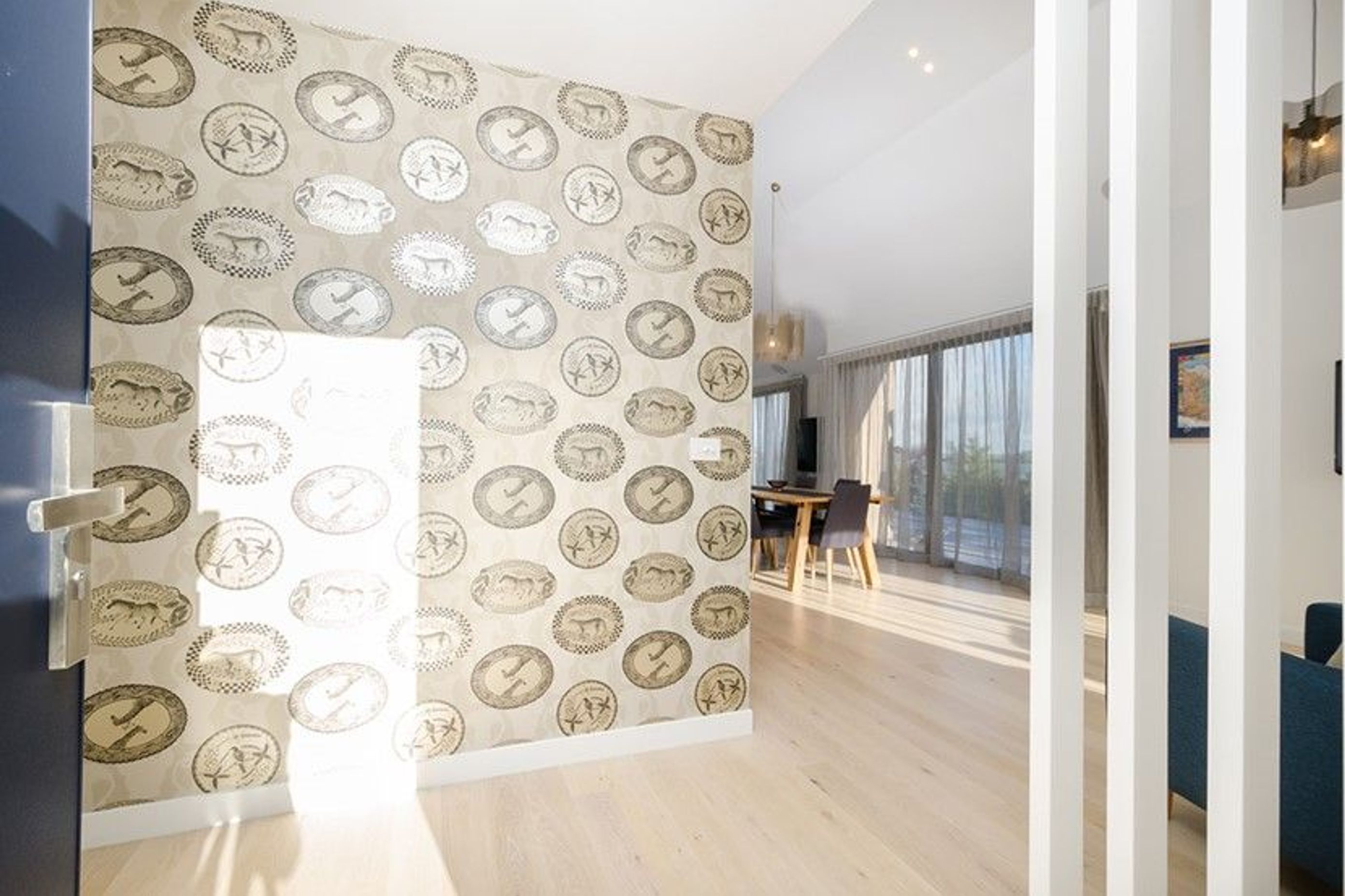Hobsonville Pt Home - Solid American White Oak flooring finished w/ Bona Stain in 'White' + Waterborne Polyurethane