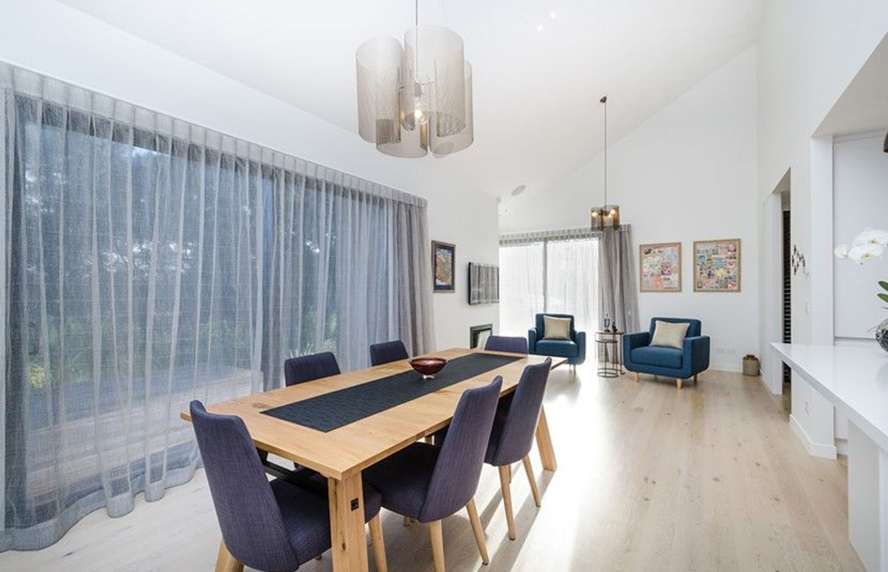 Hobsonville Pt Home - Solid American White Oak flooring finished w/ Bona Stain in 'White' + Waterborne Polyurethane