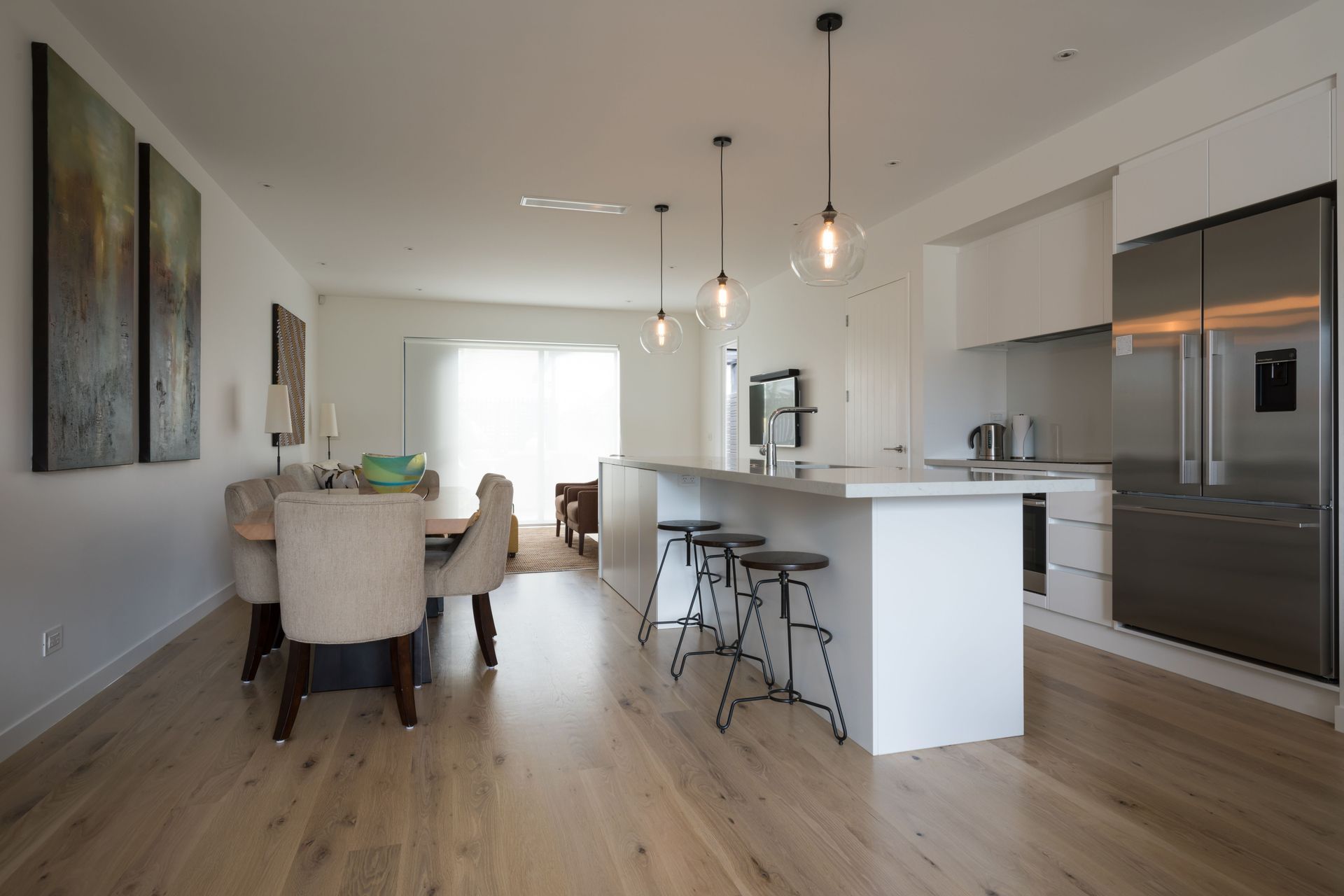 Hobsonville V - Solid American White Oak Flooring finished w/ clear waterborne polyurethane