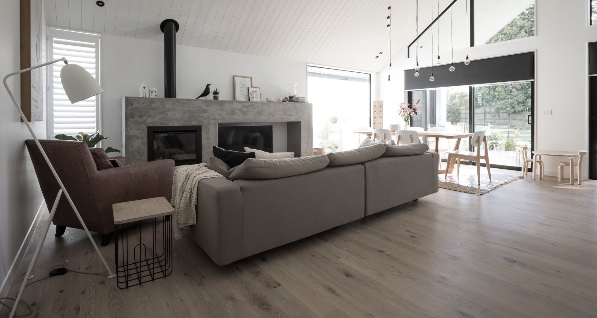 Hobsonville VI - Rustic Grade Solid American White Oak finished w/ Rubio Oil in 'White'