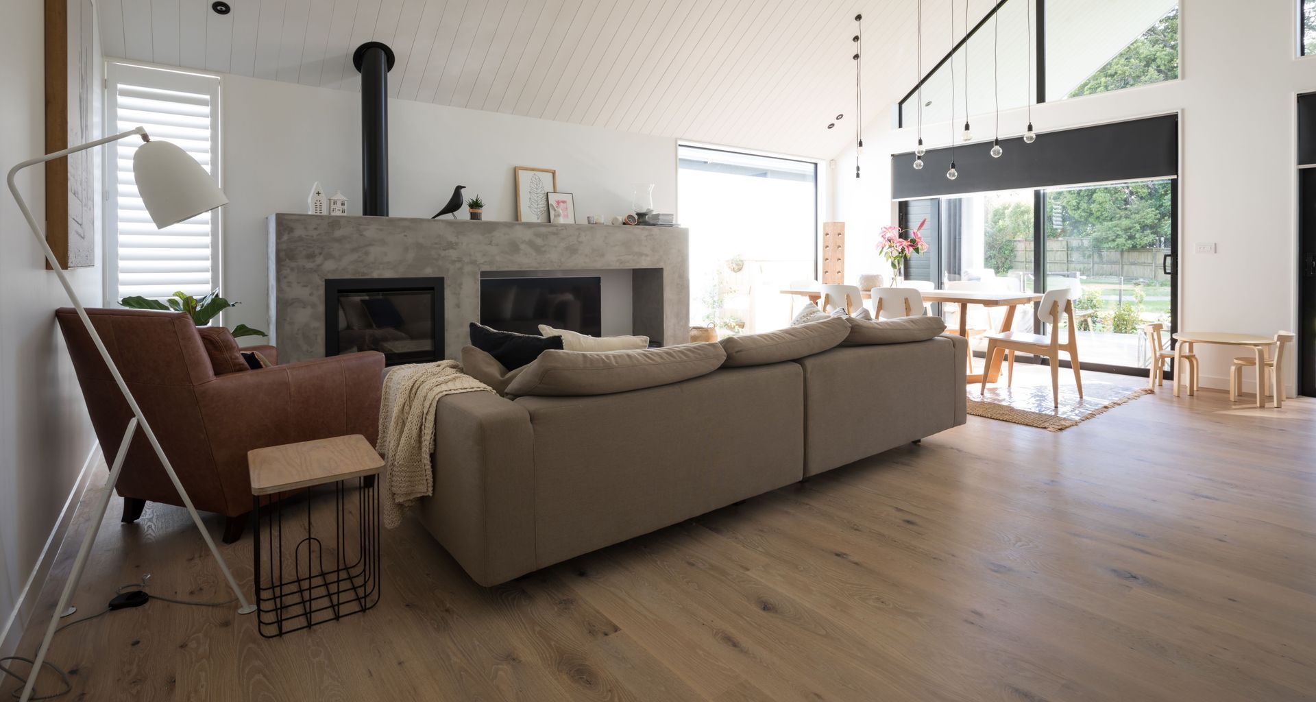Hobsonville VI - Rustic Grade Solid American White Oak finished w/ Rubio Oil in 'White'