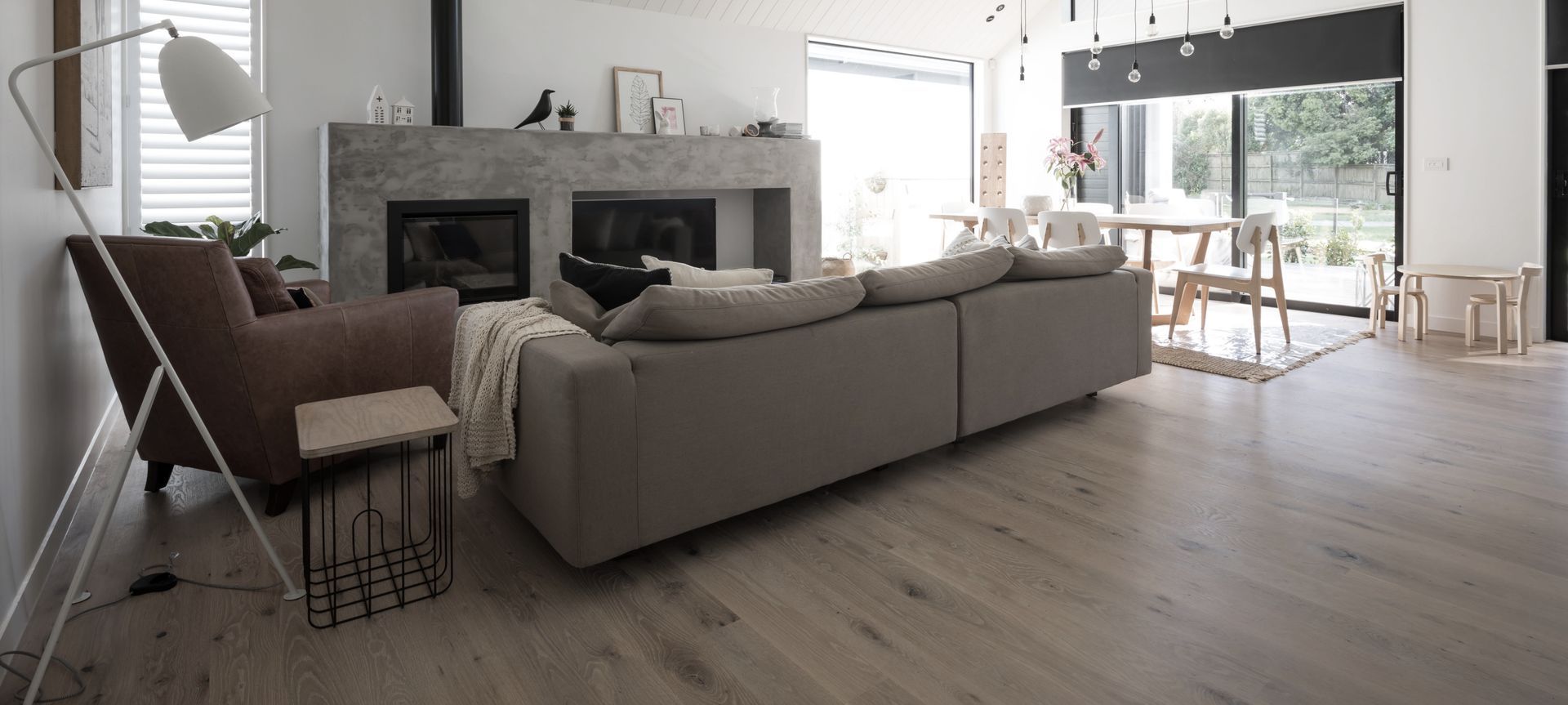 Hobsonville VI - Rustic Grade Solid American White Oak finished w/ Rubio Oil in 'White'