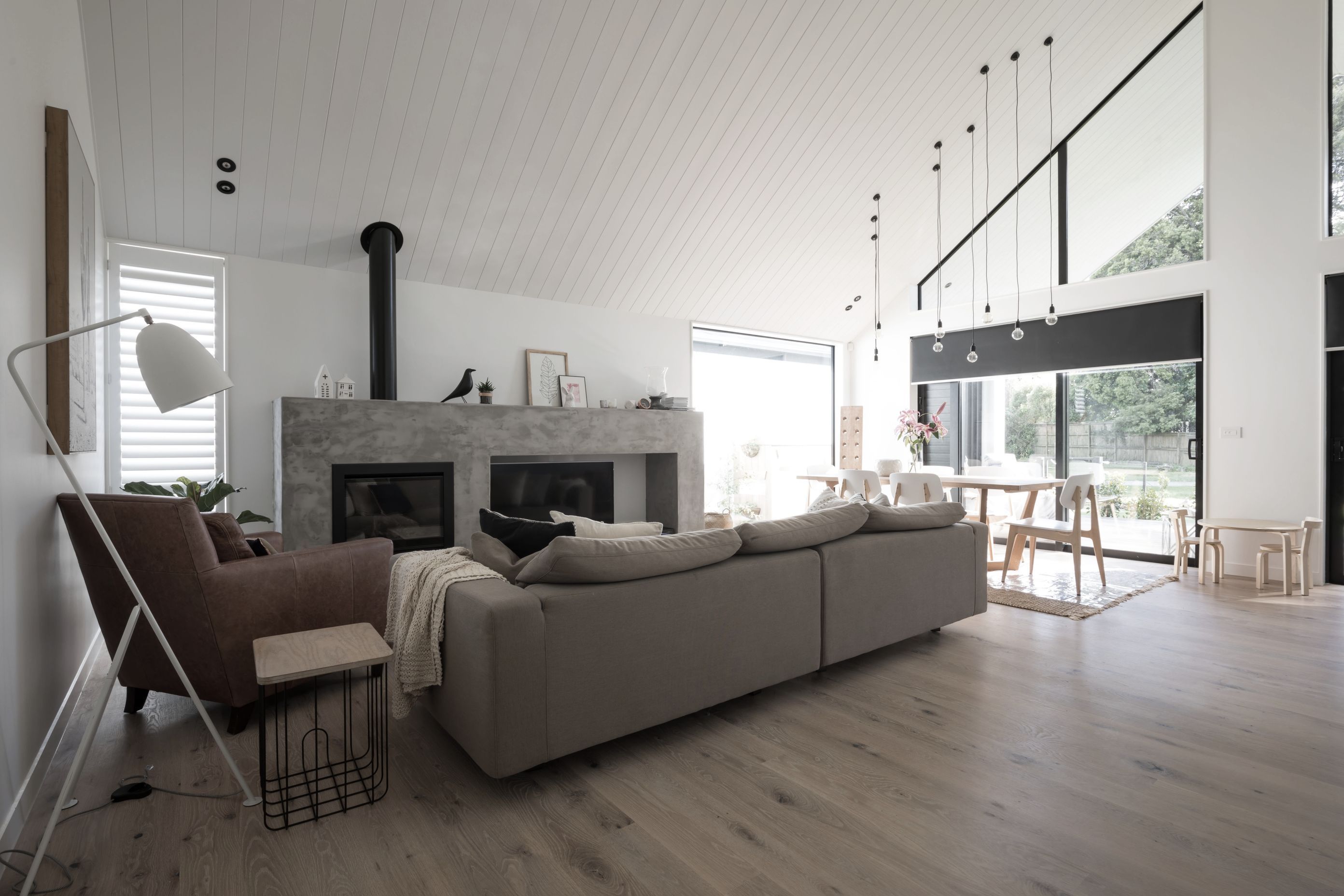 Solid American White Oak in Rustic Grade - Finished with RMC 'White' oil