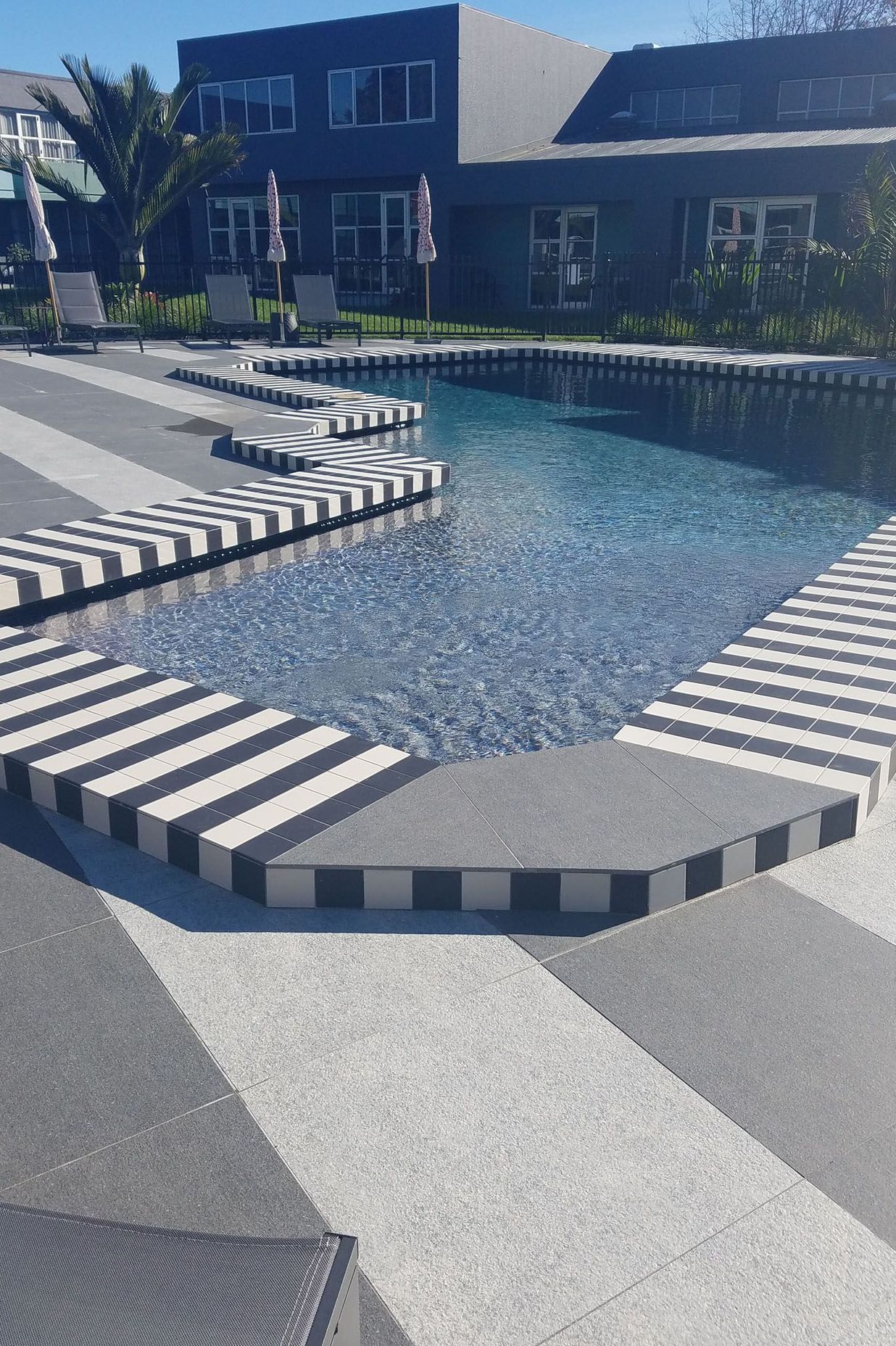 TOPCER TESSELLATED TILES, BASALTO GRIGIO STRUCTURED TILE + PIETRA DI LUSERNA STRUCTURED