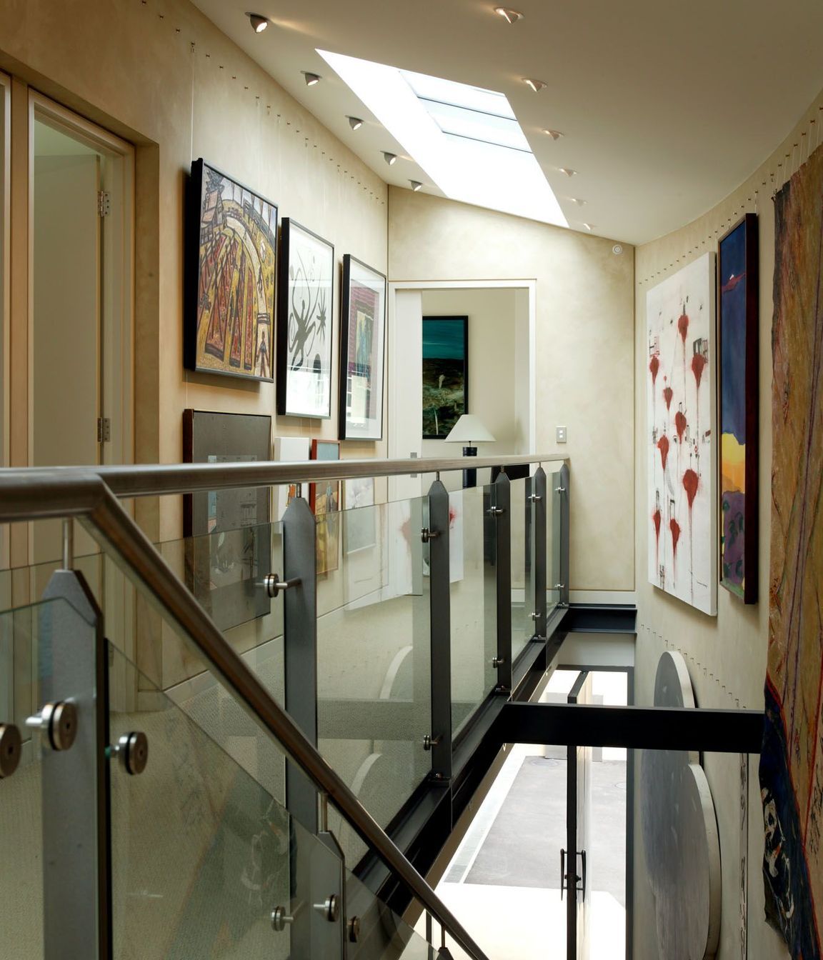 Upper level gallery space