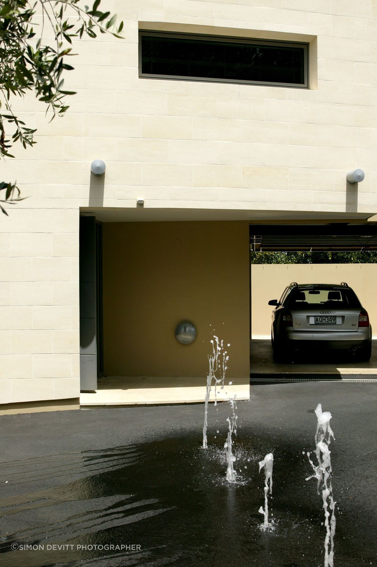 Entry Forecourt with water feature