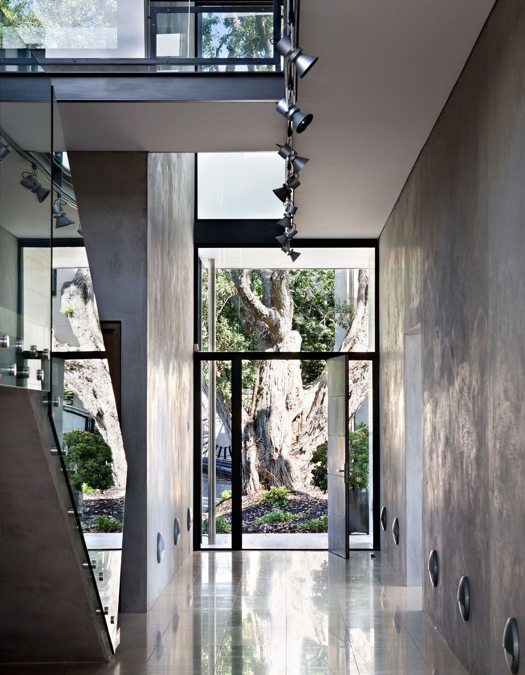 Entry and Grand Hall towards Pohutakawa Tree