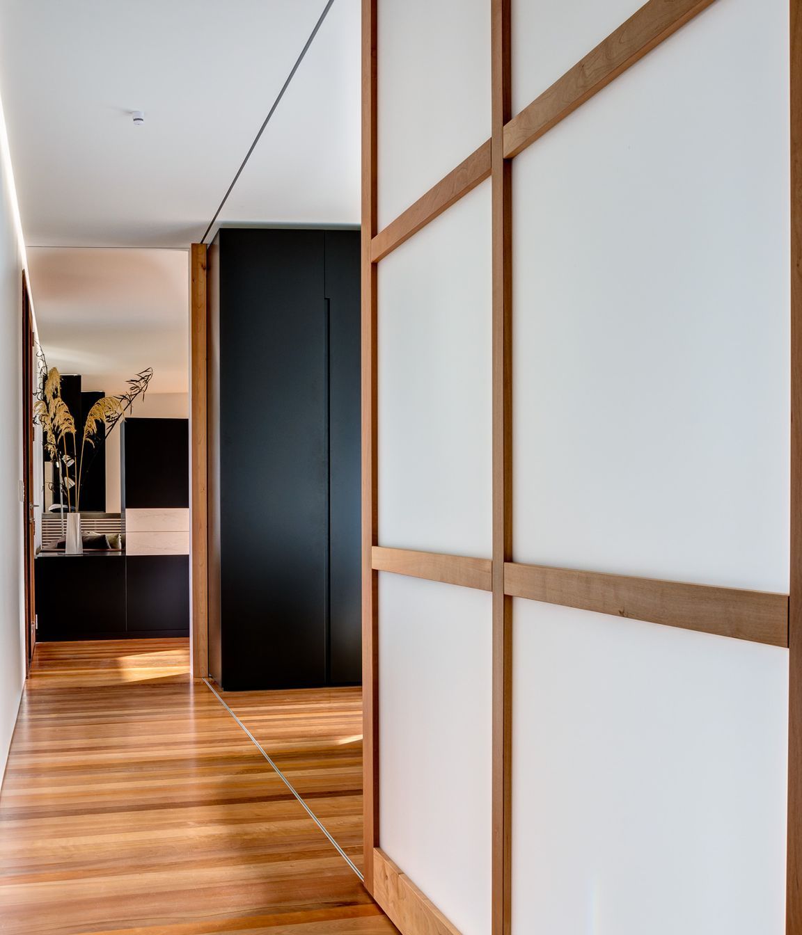 Two doors over three rooms 