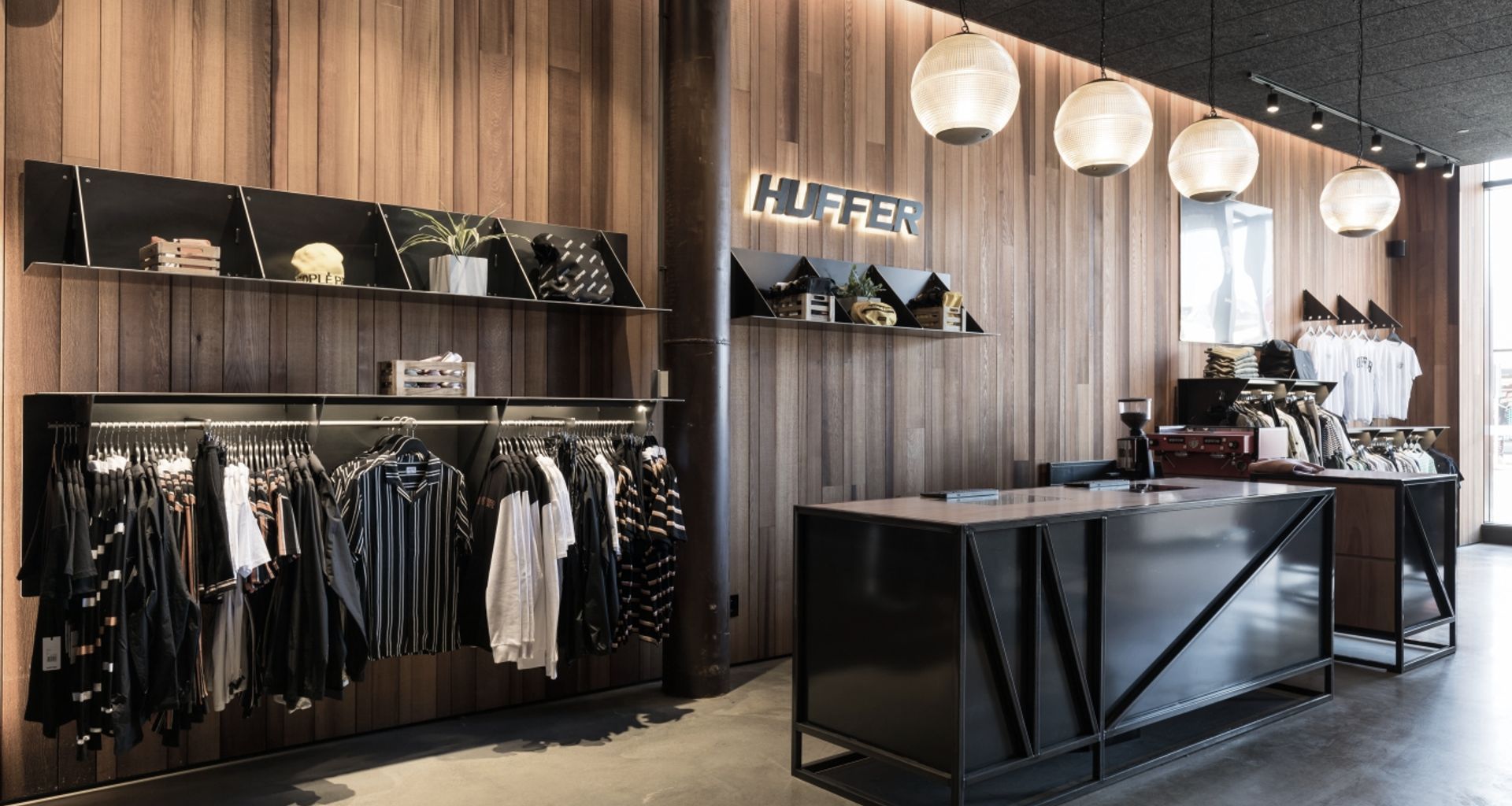 HUFFER - Cedar panels banner