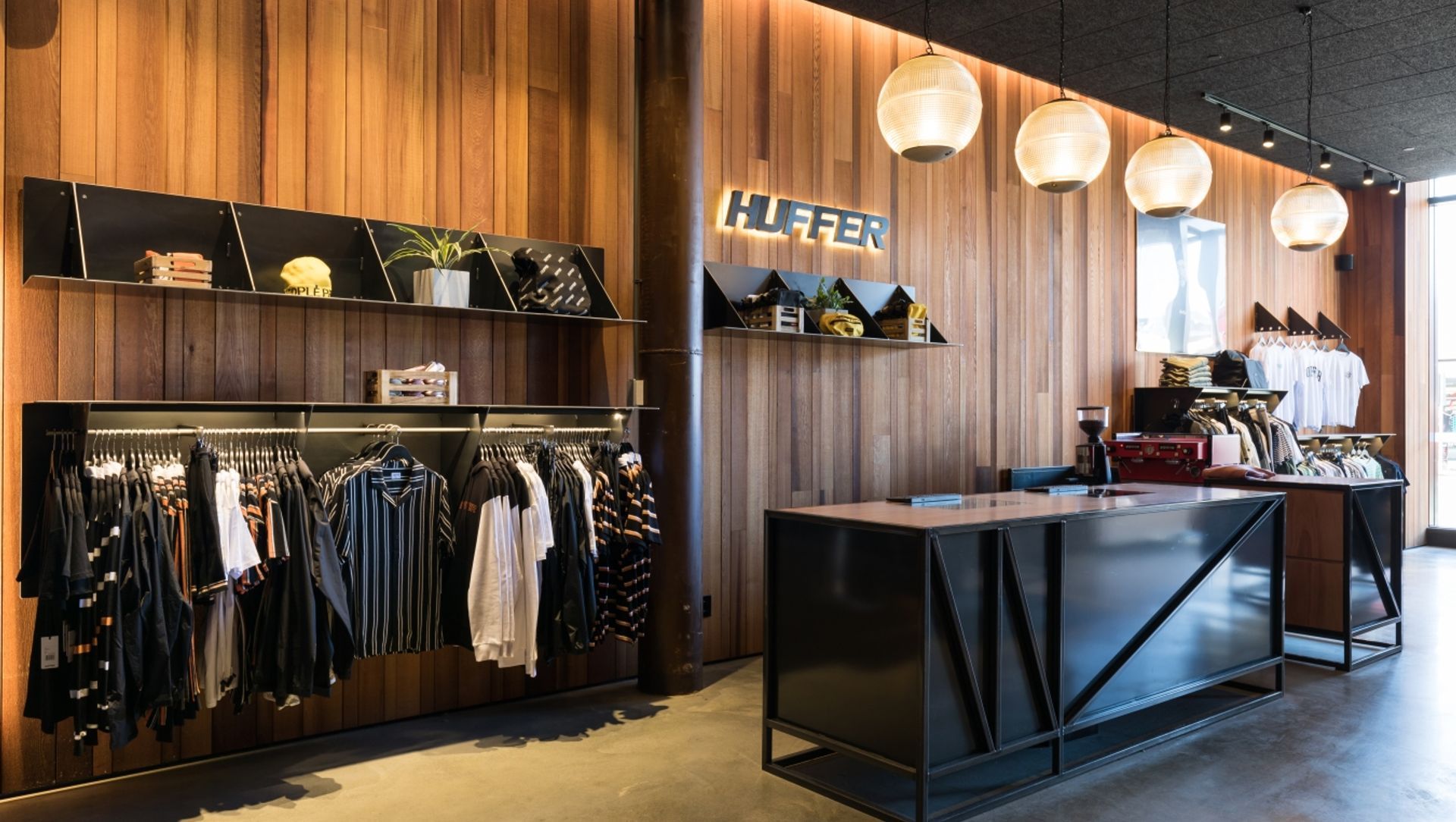 HUFFER - Cedar panels banner