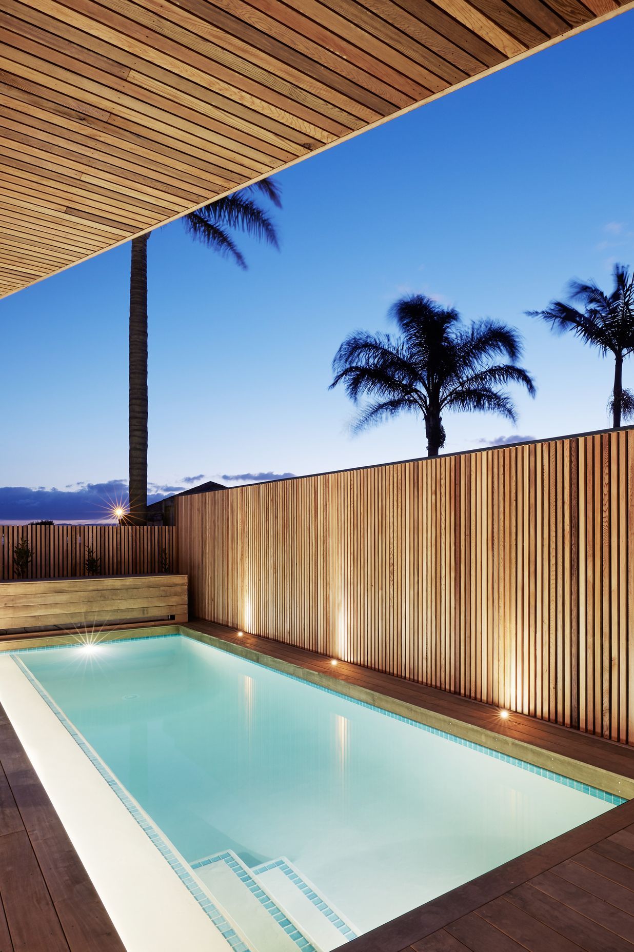 An inground pool is a welcome addition to outdoor entertaining.