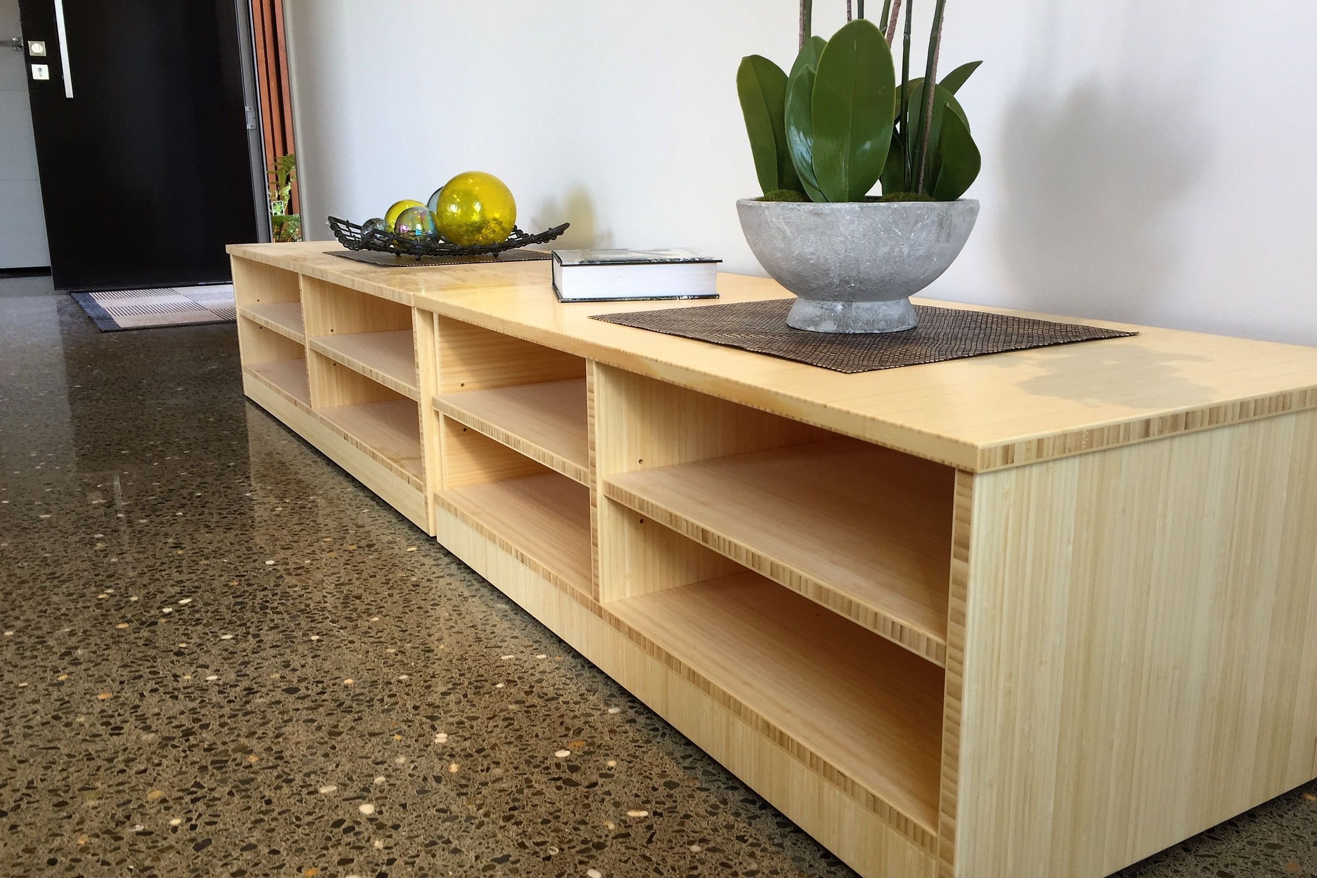 Vertical Bamboo Panel - Natural