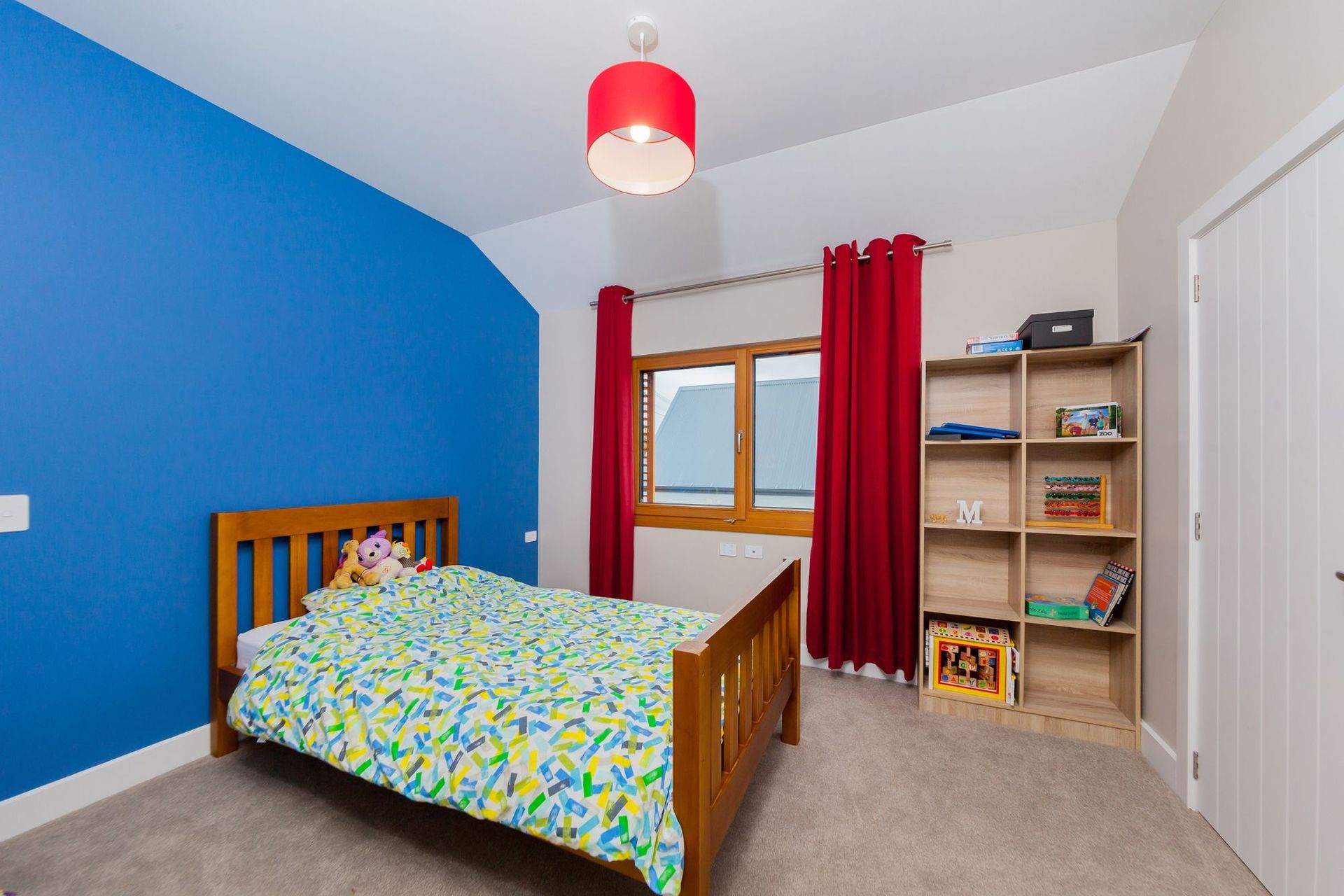 The children's bedrooms are colourful and fun.